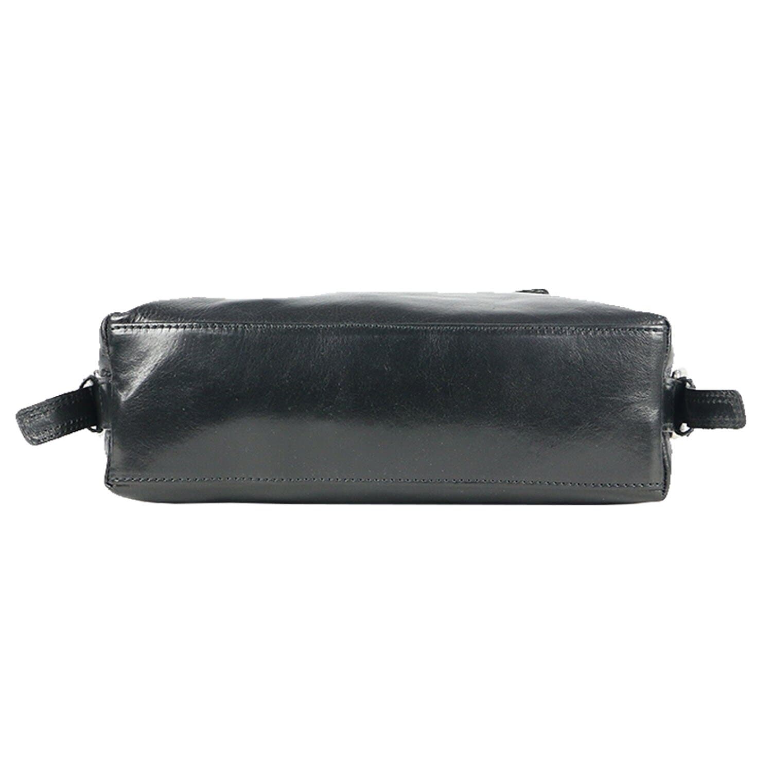 Borsa donna in vera pelle CHIAROSCURO mod. MARY colore NERO Made in Italy
