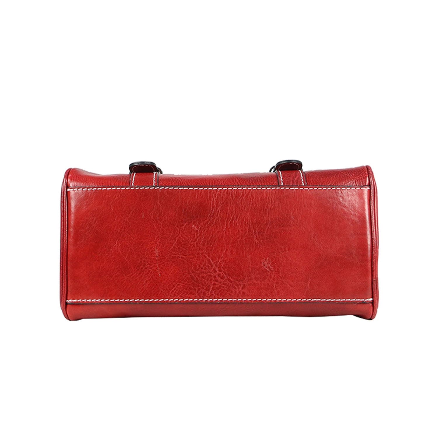 Borsa donna in vera pelle CHIAROSCURO mod. EUGENIA colore ROSSO, Made in Italy. 