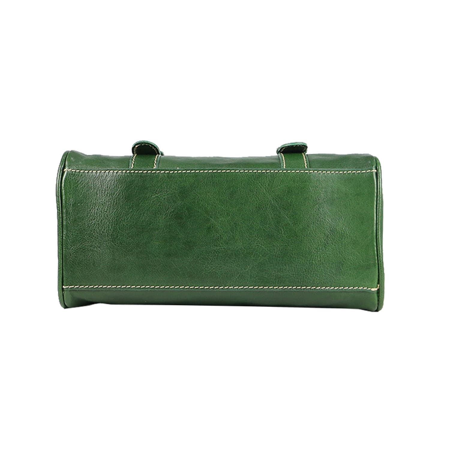 Borsa donna in vera pelle CHIAROSCURO mod. EUGENIA colore VERDE Made in Italy