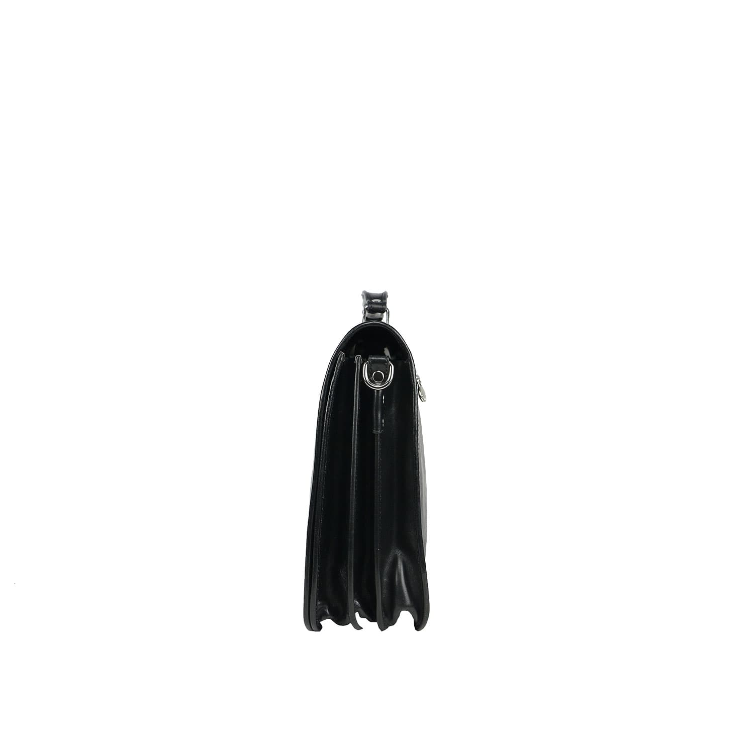 LUIGI: cartella/borsa ufficio uomo, in cuoio, colore: NERO, Made in Italy (Borsa)