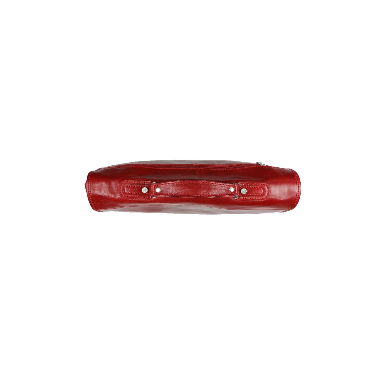 LUIGI: cartella/borsa ufficio uomo, in cuoio, colore: ROSSO, Made in Italy. (Borsa)