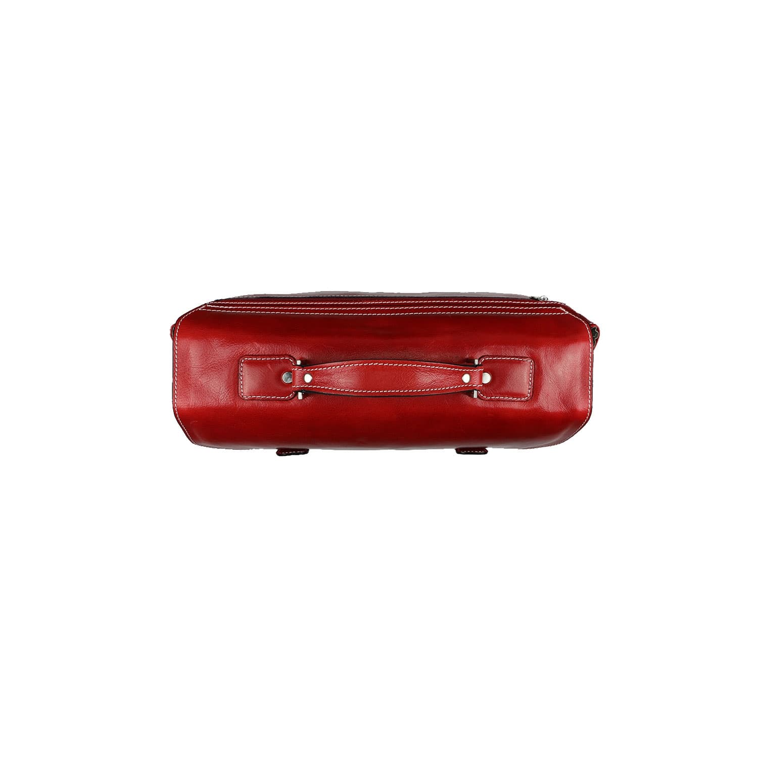 Borsa cartella/ufficio in vera pelle colore rosso, mod.PATRIK, CHIAROSCURO, Made in Italy. (Borsa)