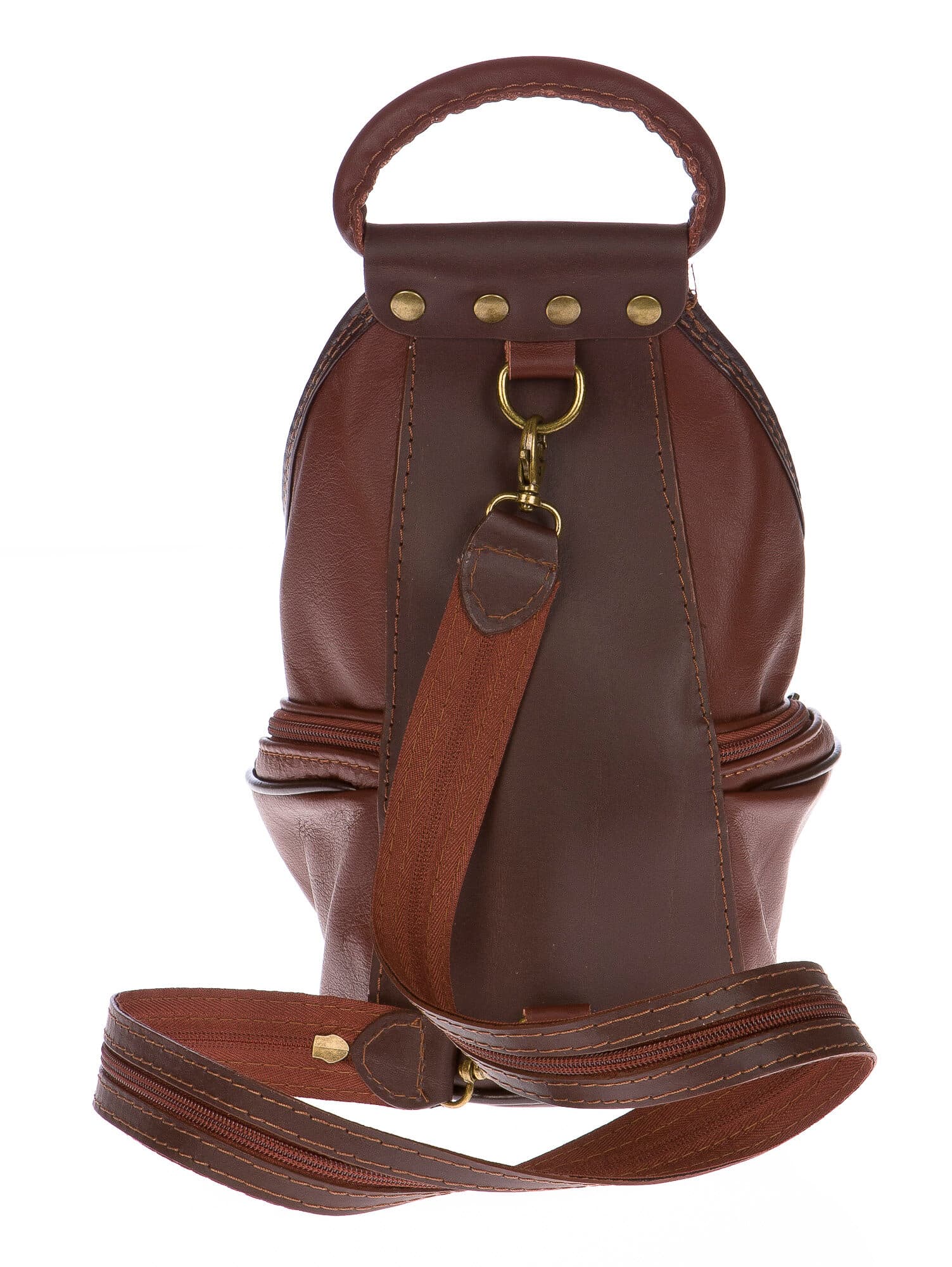 Borsa zaino donna in vera pelle.