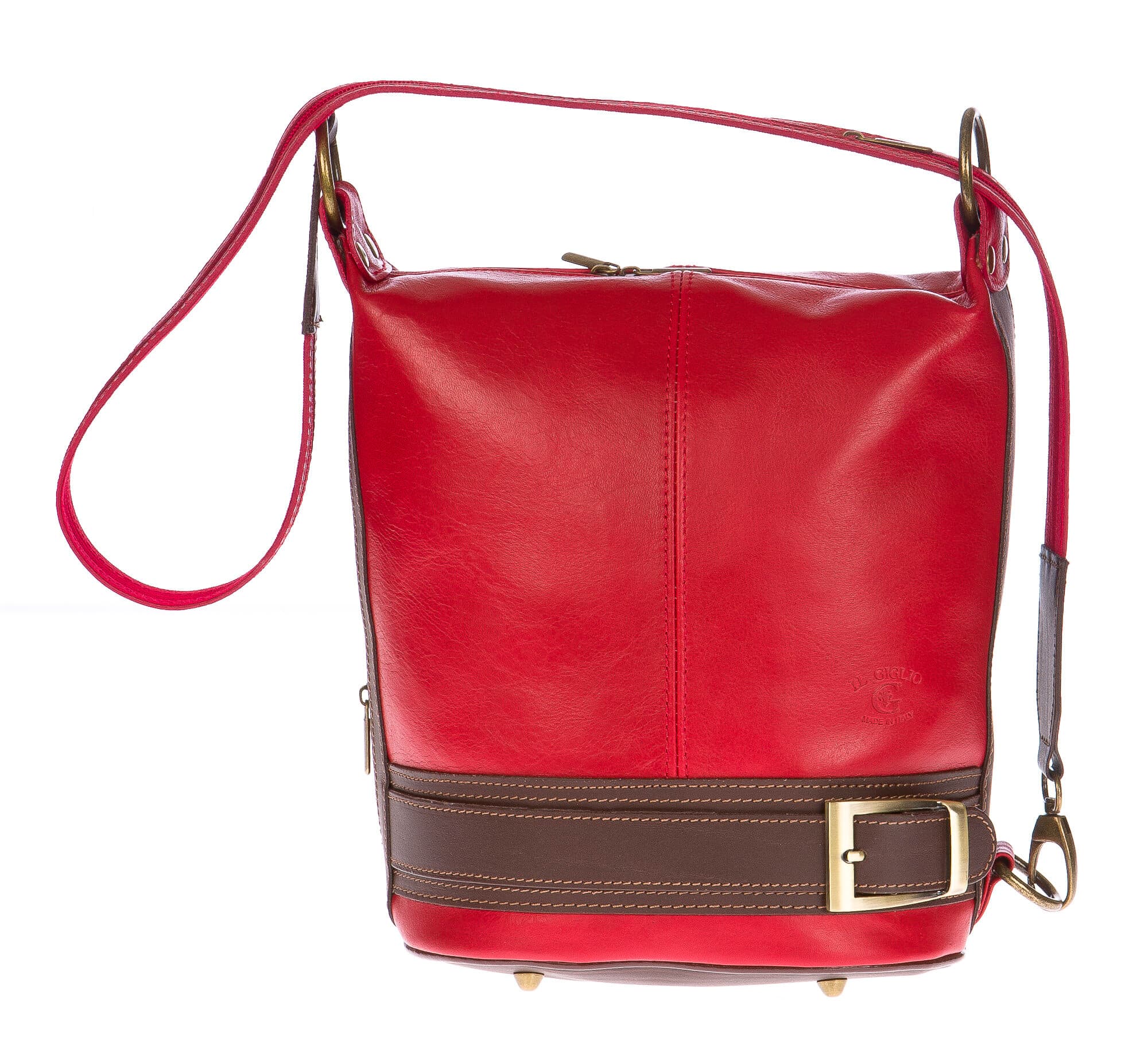 Borsa zaino donna in vera pelle CHIAROSCURO mod. MONTE SILLARA