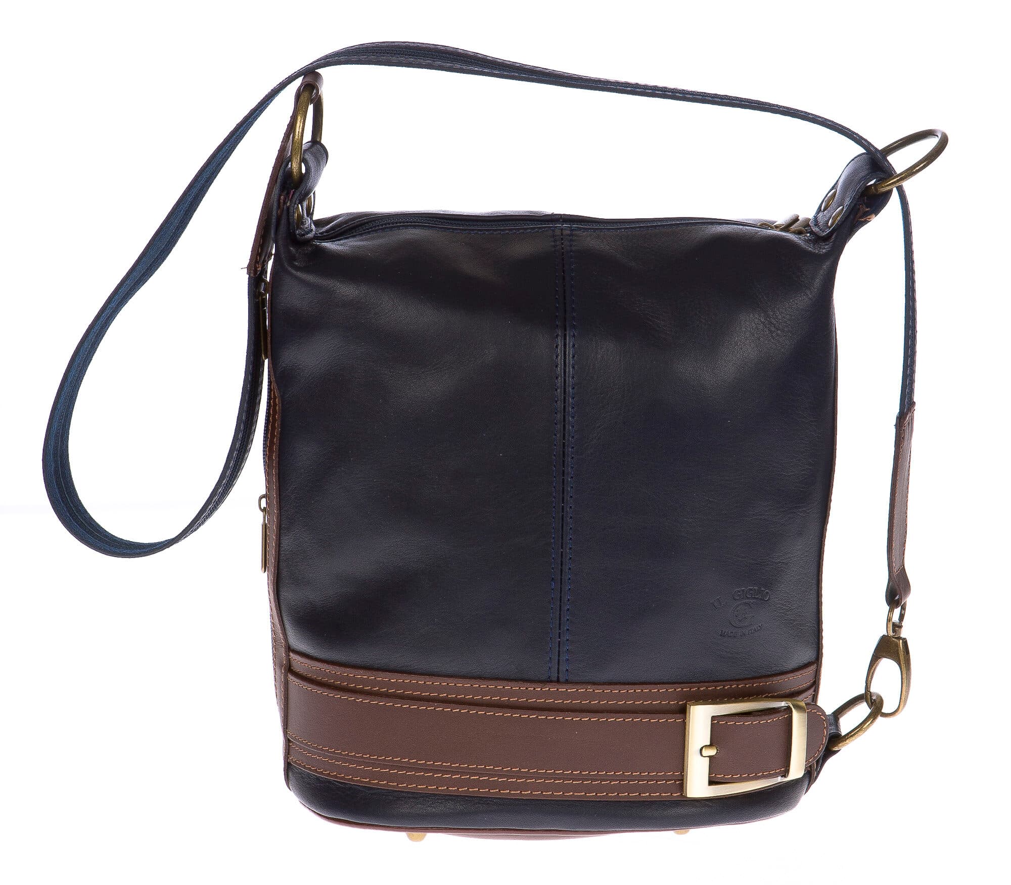 Borsa zaino donna in vera pelle CHIAROSCURO mod. MONTE SILLARA