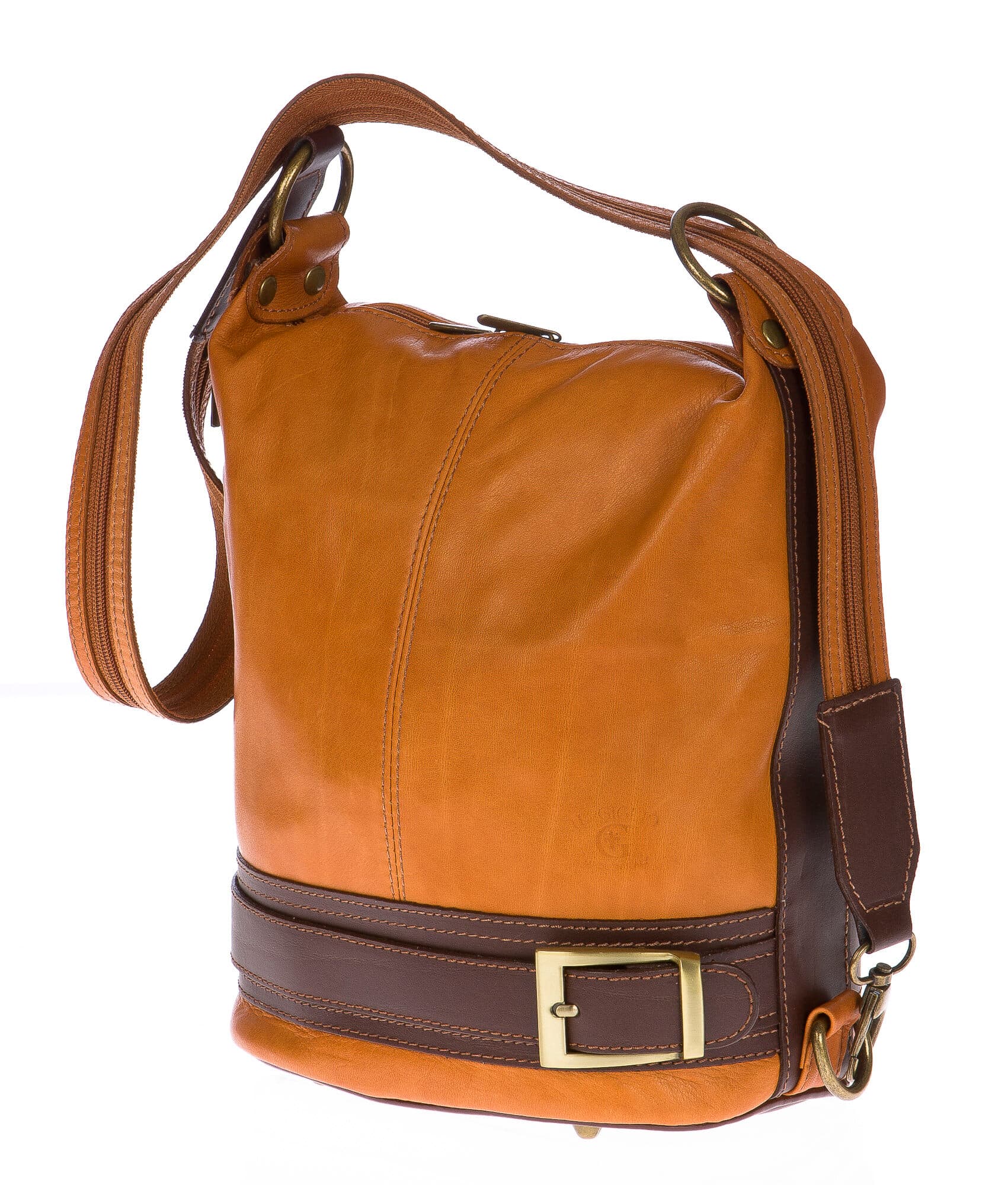 Borsa zaino donna in vera pelle CHIAROSCURO mod. MONTE SILLARA