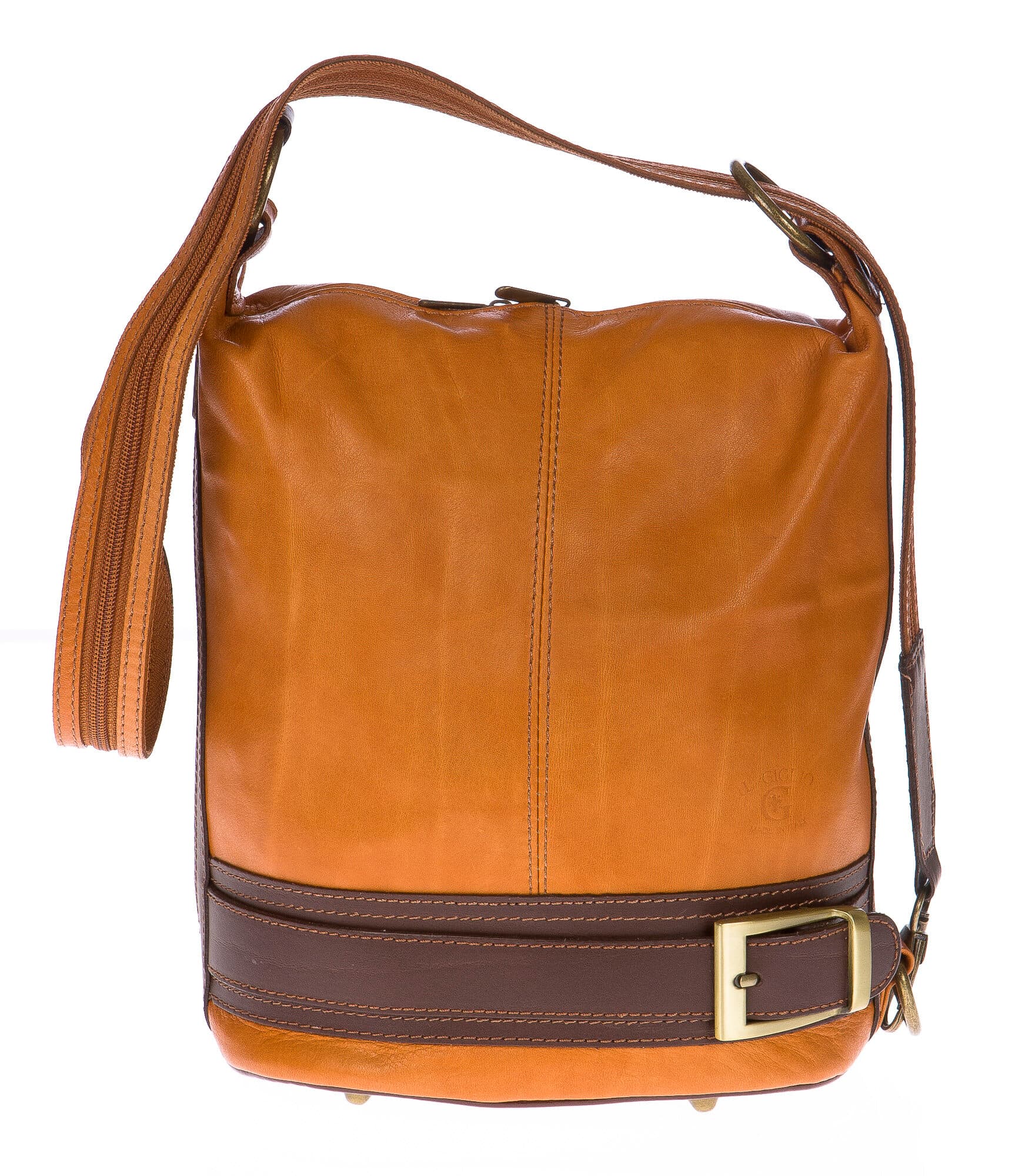 Borsa zaino donna in vera pelle CHIAROSCURO mod. MONTE SILLARA