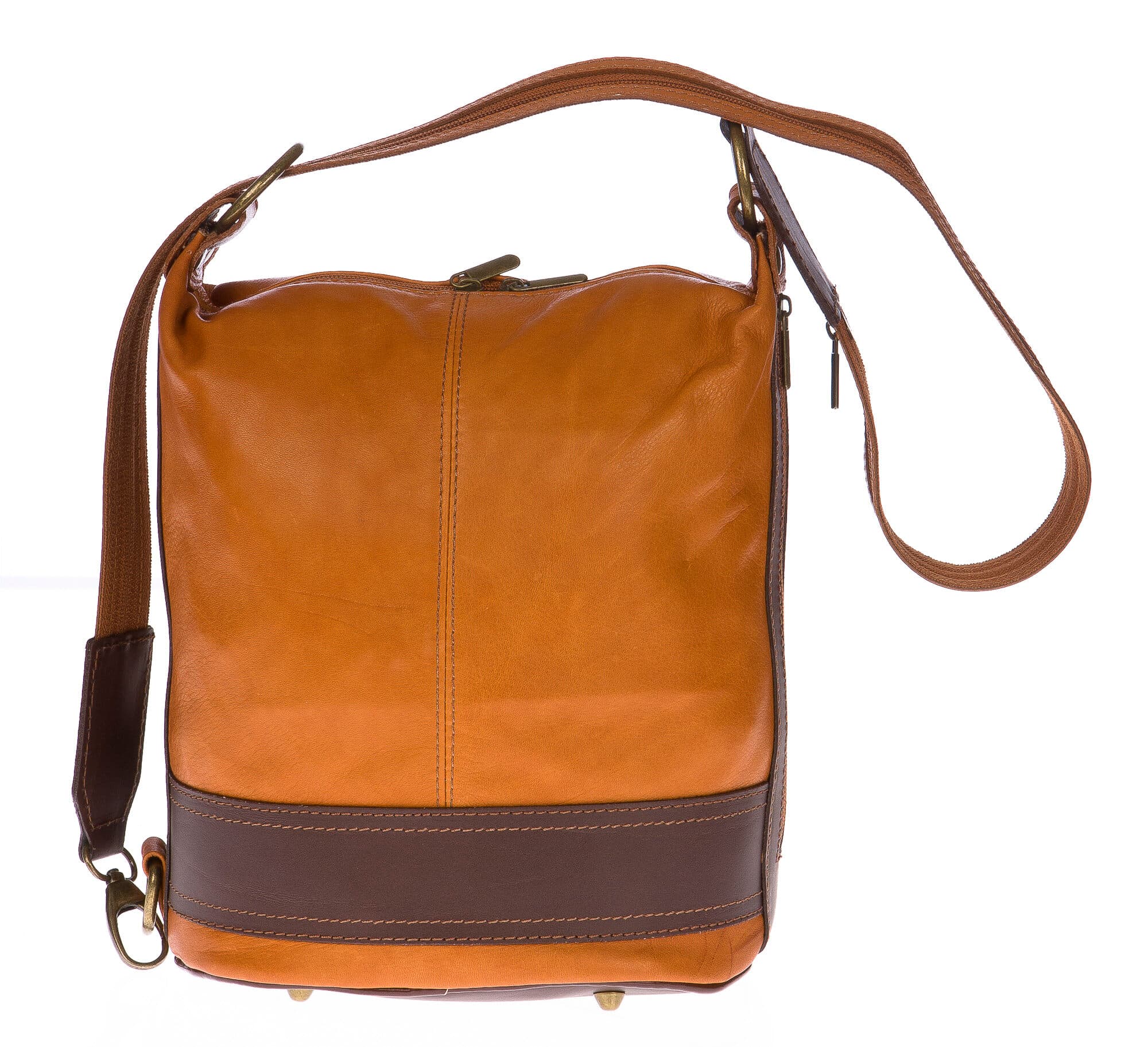Borsa zaino donna in vera pelle CHIAROSCURO mod. MONTE SILLARA