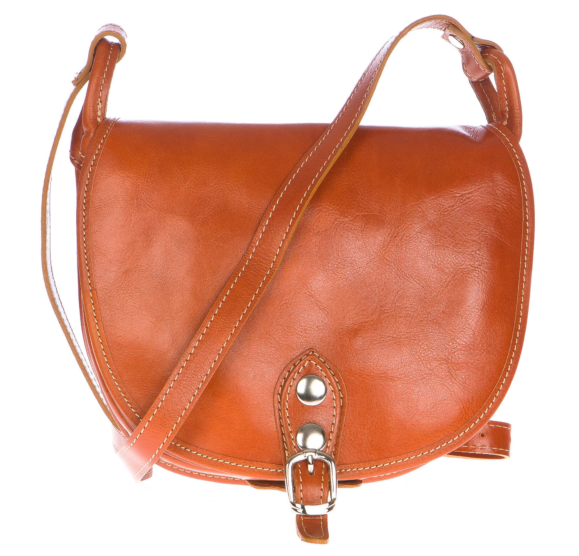 Borsa donna in vera pelle CHIAROSCURO mod. TATIANA colore MIELE, borsa Tolfa, Made in Italy