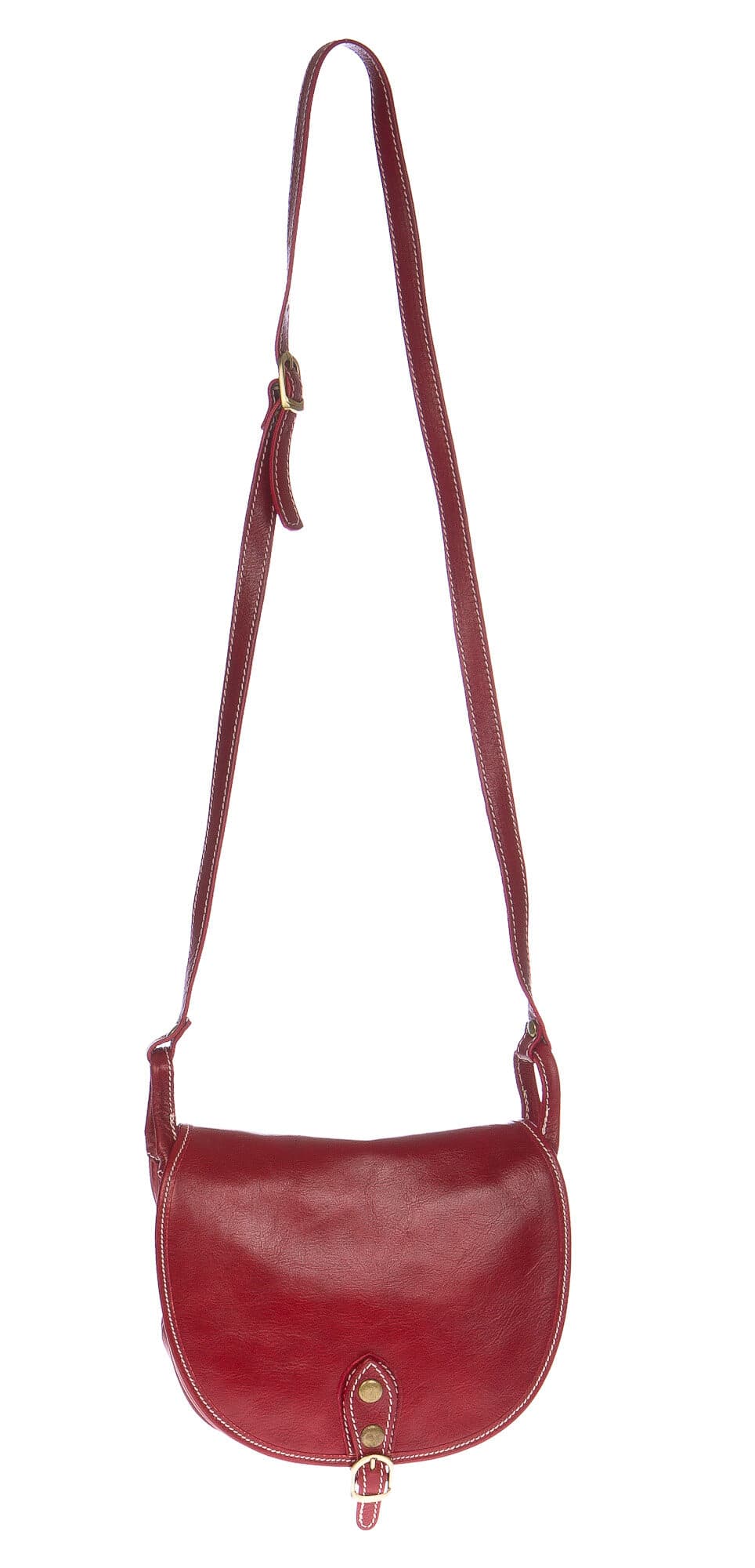 Borsa donna in vera pelle CHIAROSCURO mod. TATIANA colore ROSSO Made in Italy (Borsa)