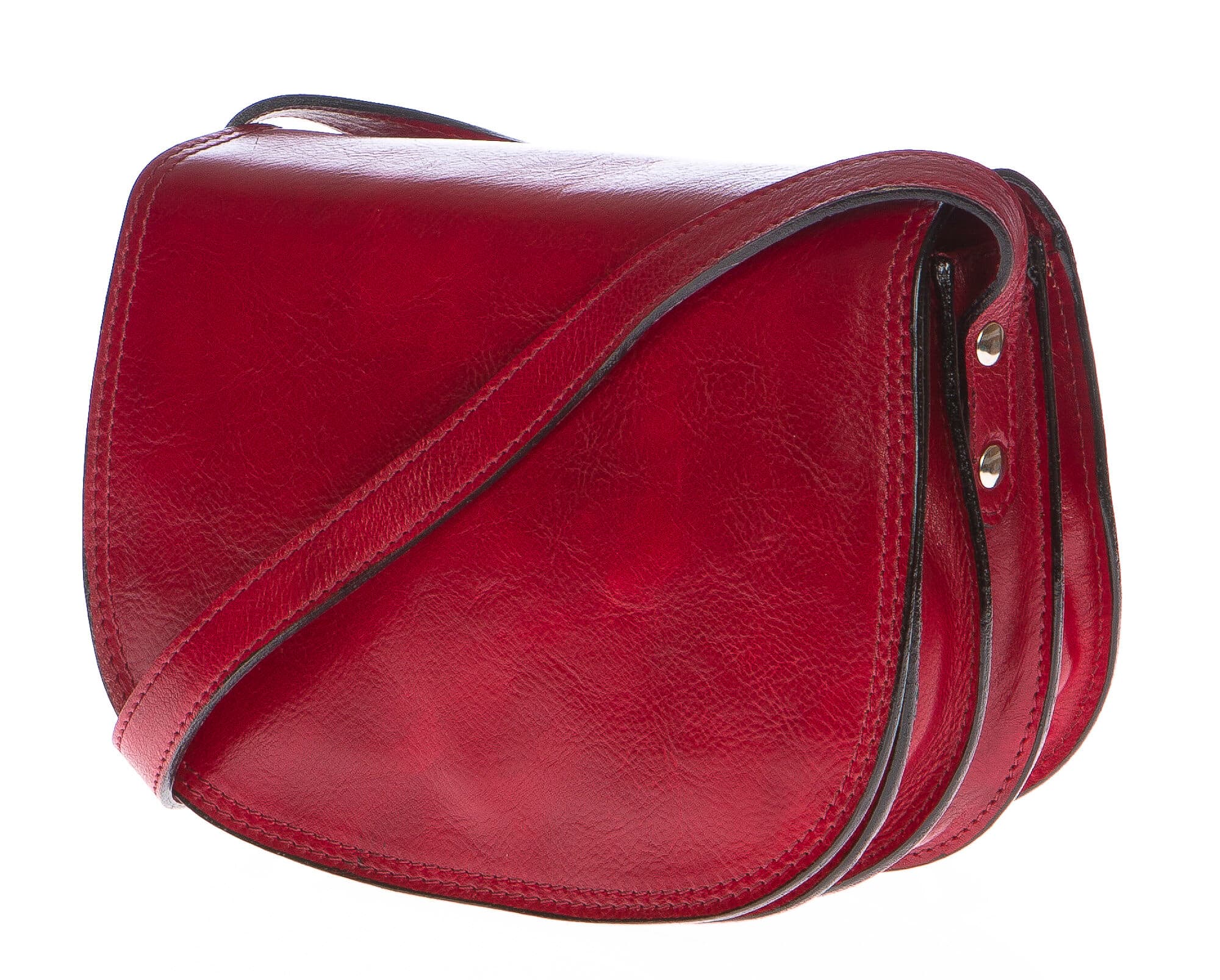 Borsa donna in vera pelle CHIAROSCURO mod. NOEMI colore ROSSO, borsa Tolfa, Made in Italy