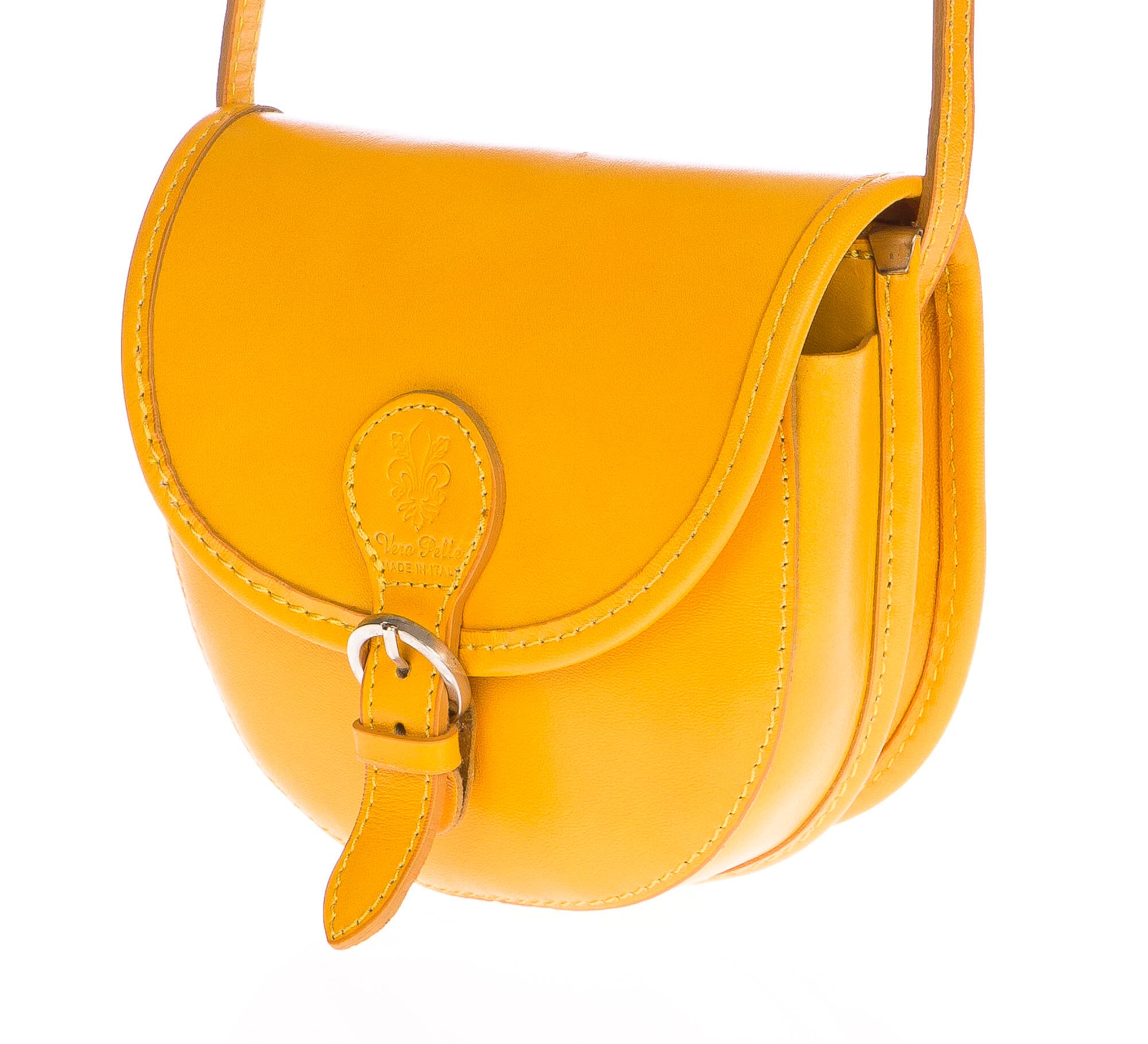 Borsa donna in vera pelle CHIAROSCURO mod. RAMONA colore ROSSO Made in Italy (Borsa