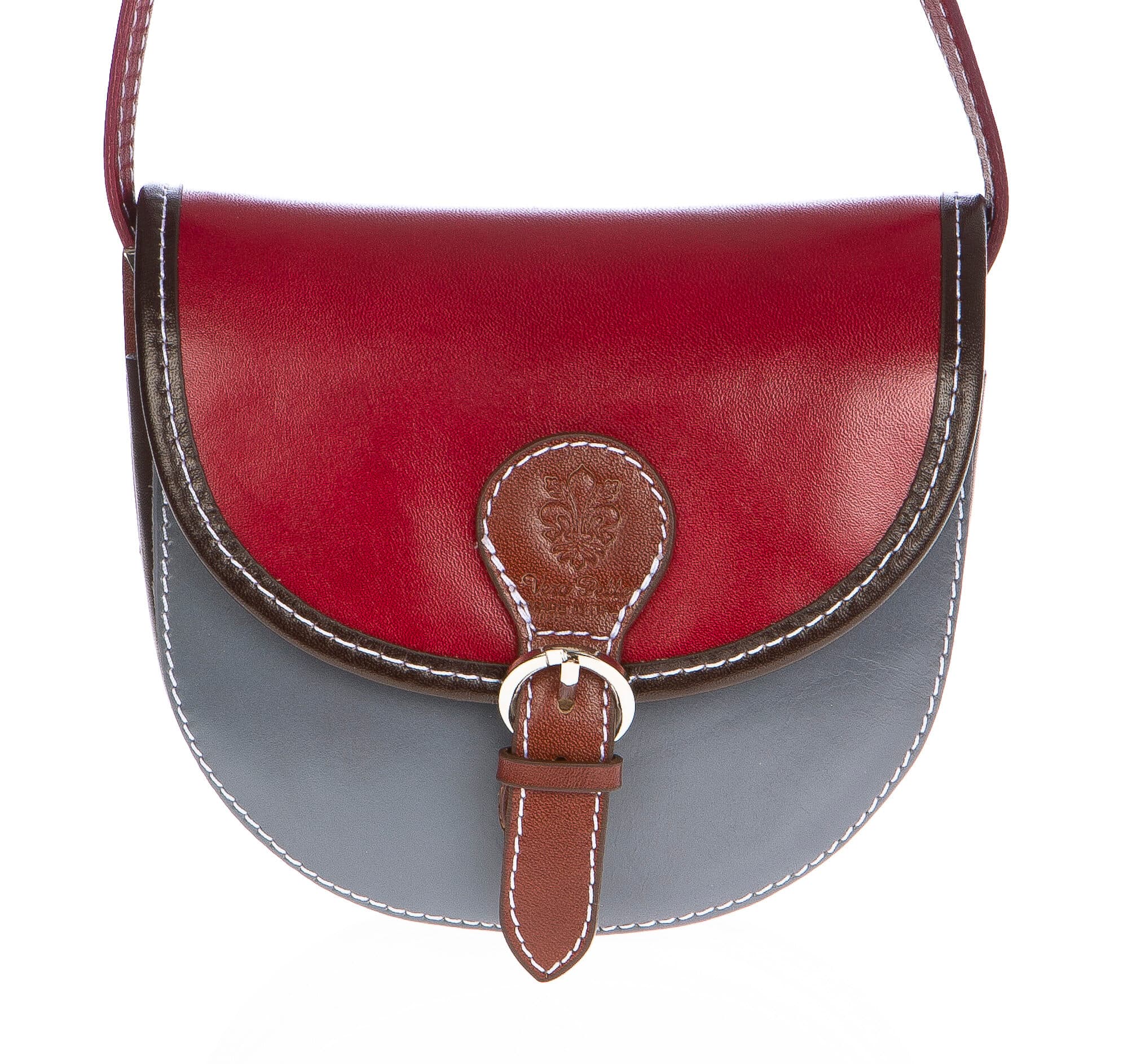 Borsa donna in vera pelle CHIAROSCURO mod. RAMONA colore MULTICOLORE Made in Italy (Borsa