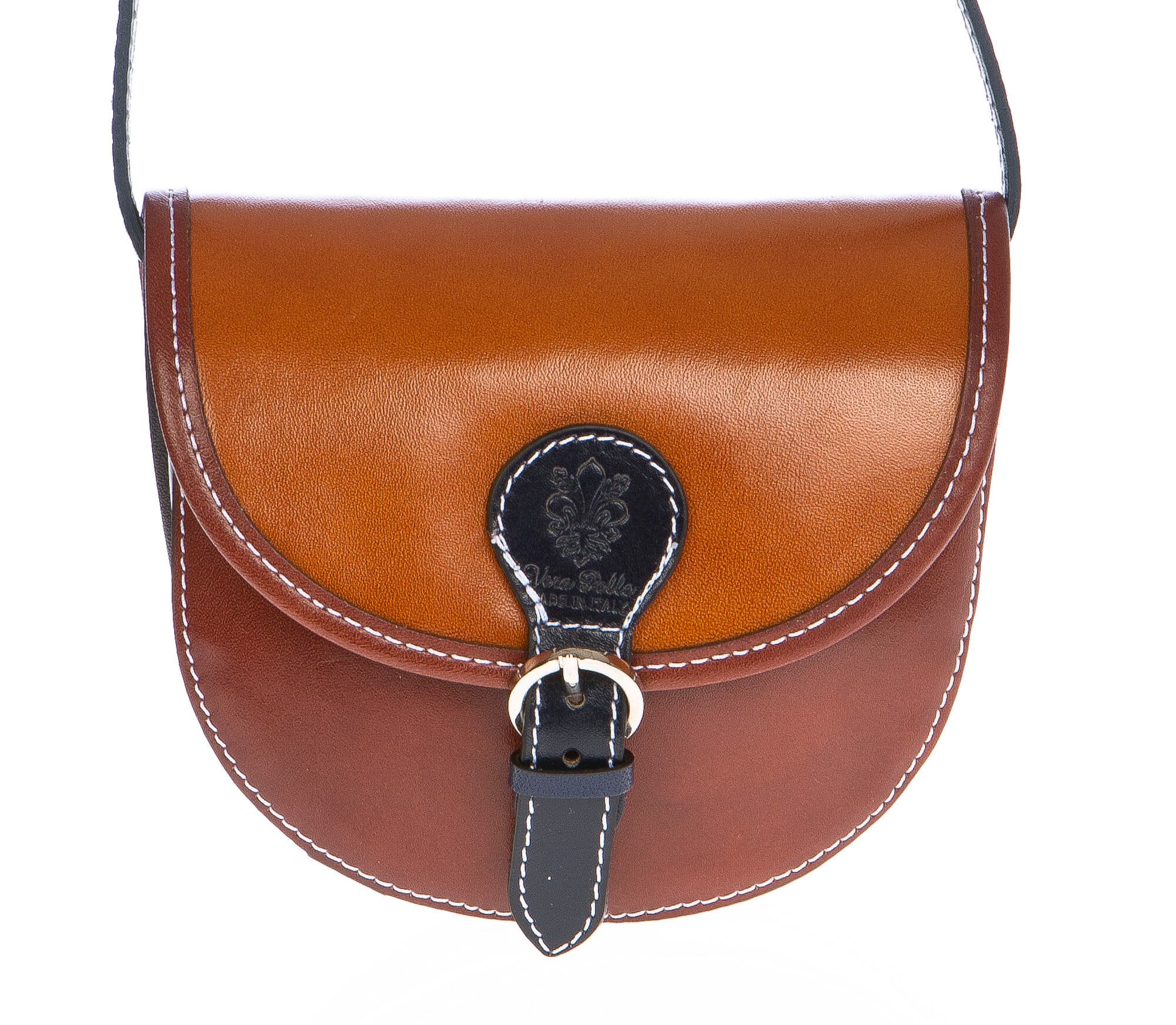 Borsa donna in vera pelle CHIAROSCURO mod. RAMONA colore MULTICOLORE Made in Italy (Borsa