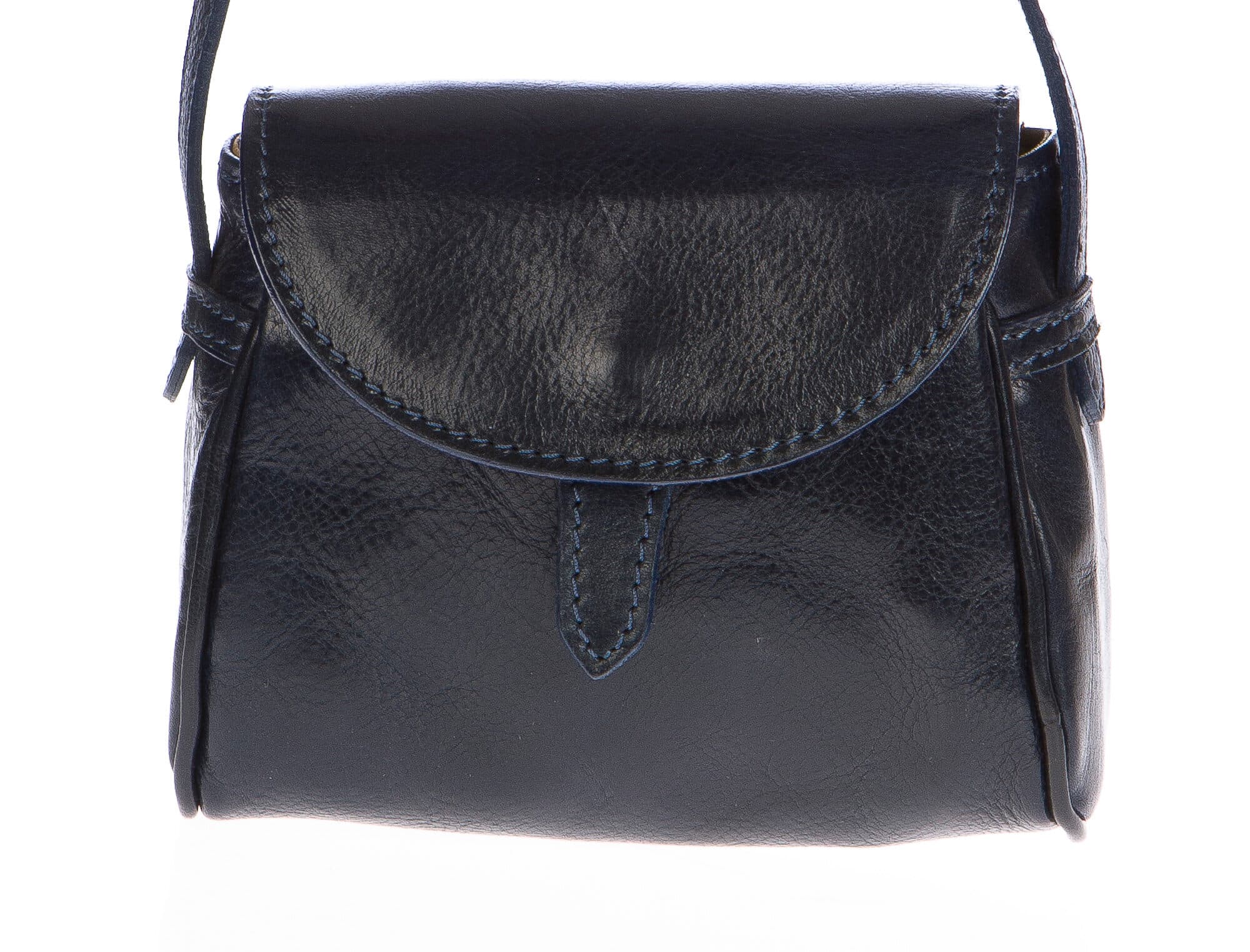 Borsa donna in vera pelle CHIAROSCURO mod. ROSETTA colore NERO Made in Italy