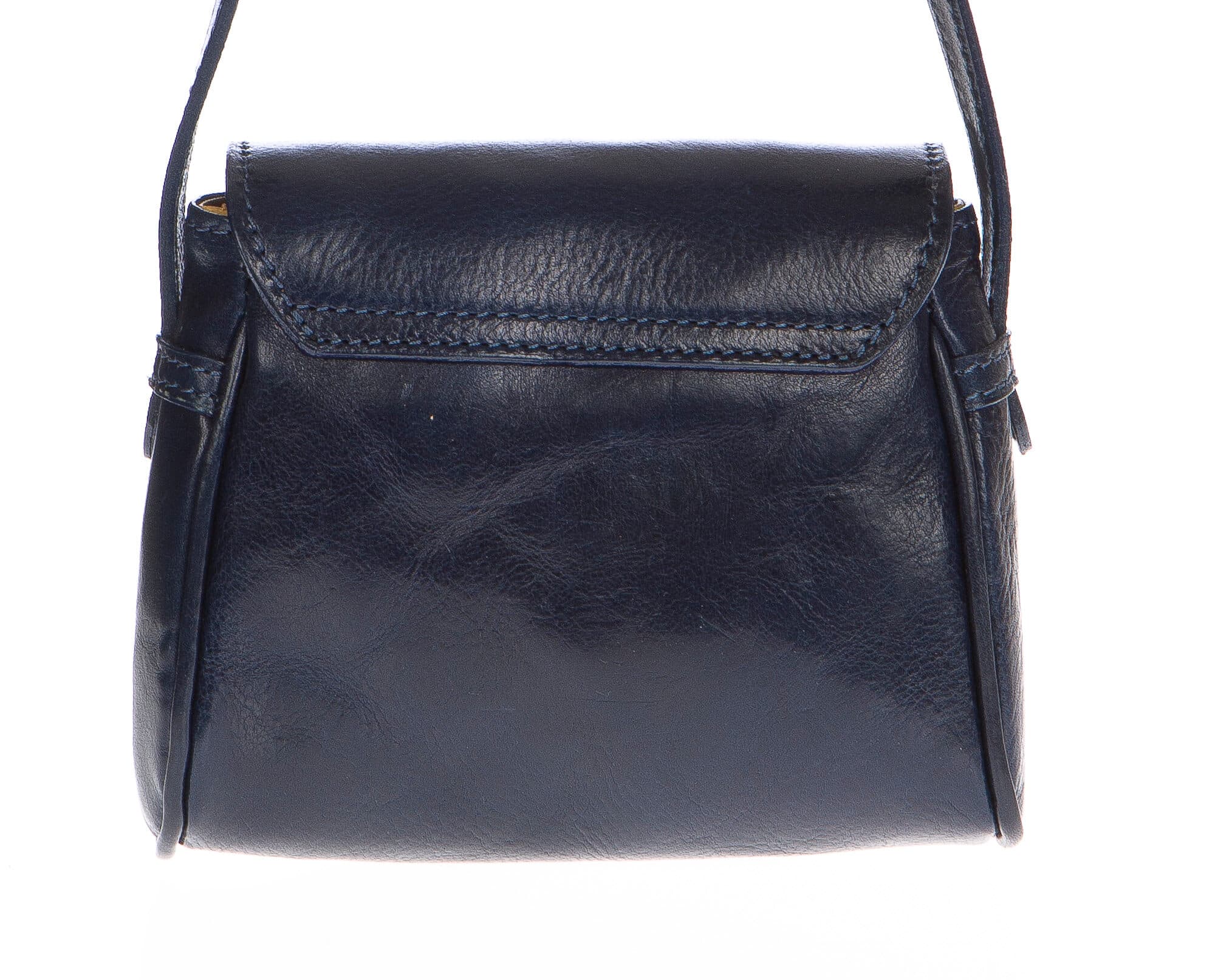 Borsa donna in vera pelle CHIAROSCURO mod. ROSETTA colore NERO Made in Italy