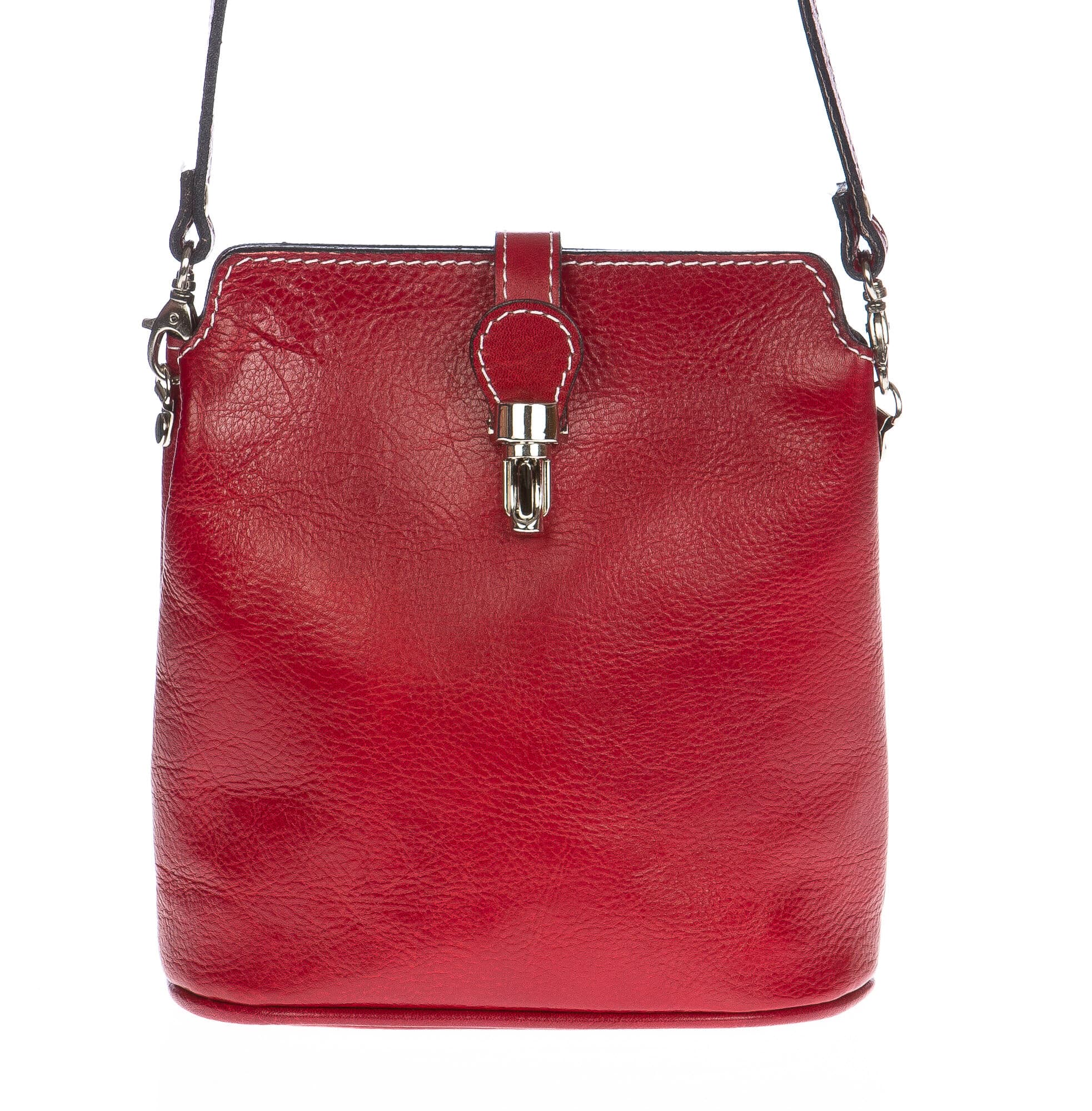 Borsa donna in vera pelle CHIAROSCURO mod. NIVEA colore ROSSO Made in Italy (Borsa)