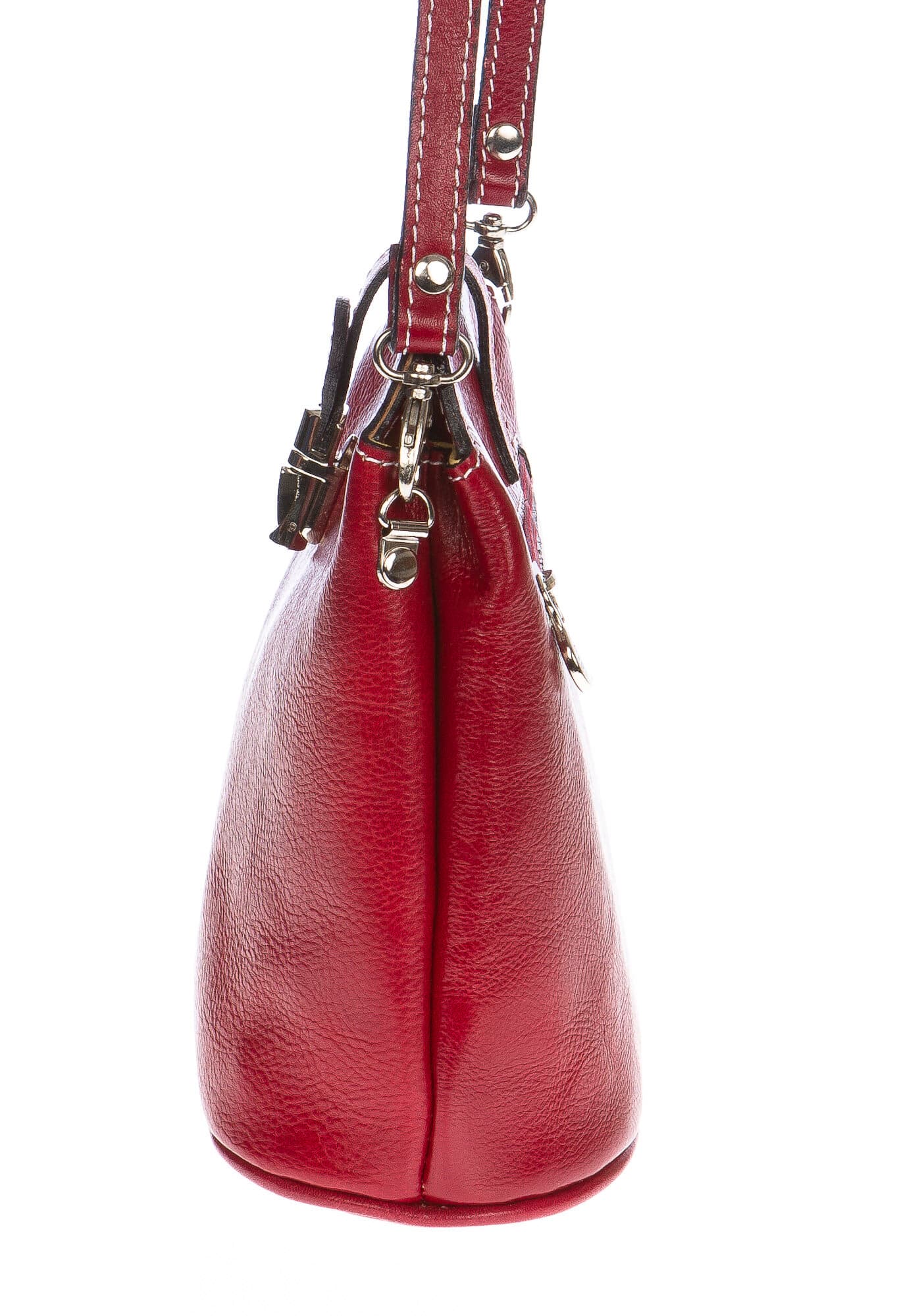 Borsa donna in vera pelle CHIAROSCURO mod. NIVEA colore ROSSO Made in Italy (Borsa)