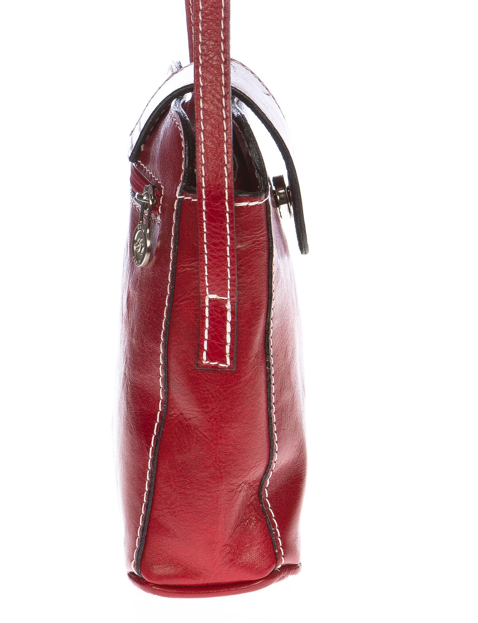 Borsa donna in vera pelle CHIAROSCURO mod. ROSSANA colore ROSSO Made in Italy (Borsa)