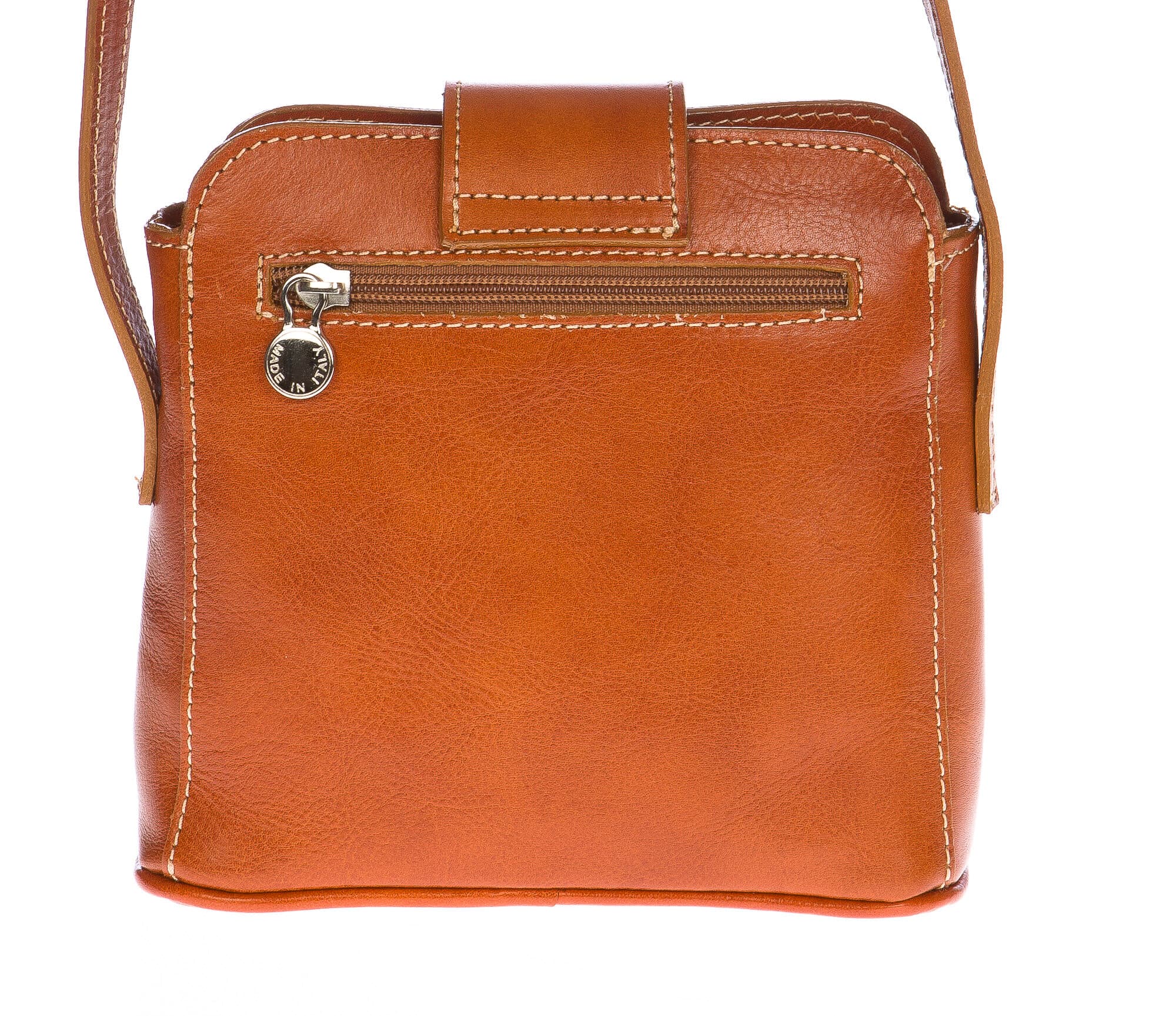 Borsa donna in vera pelle CHIAROSCURO mod. ROSSANA colore MIELE Made in Italy (Borsa)