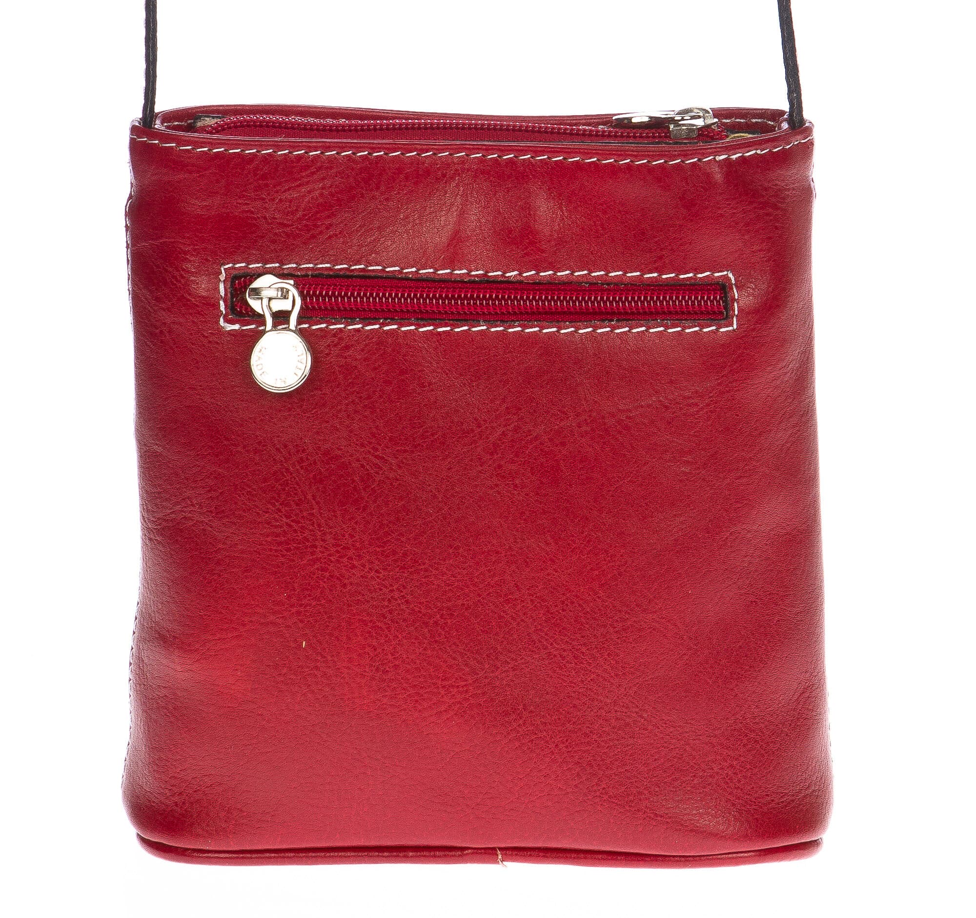 Borsa donna in vera pelle CHIAROSCURO mod. SONIA colore ROSSO Made in Italy (Borsa)