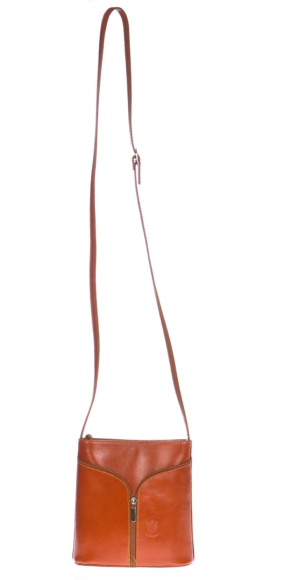 Borsa donna in vera pelle CHIAROSCURO mod. ANNA colore MIELE Made in Italy