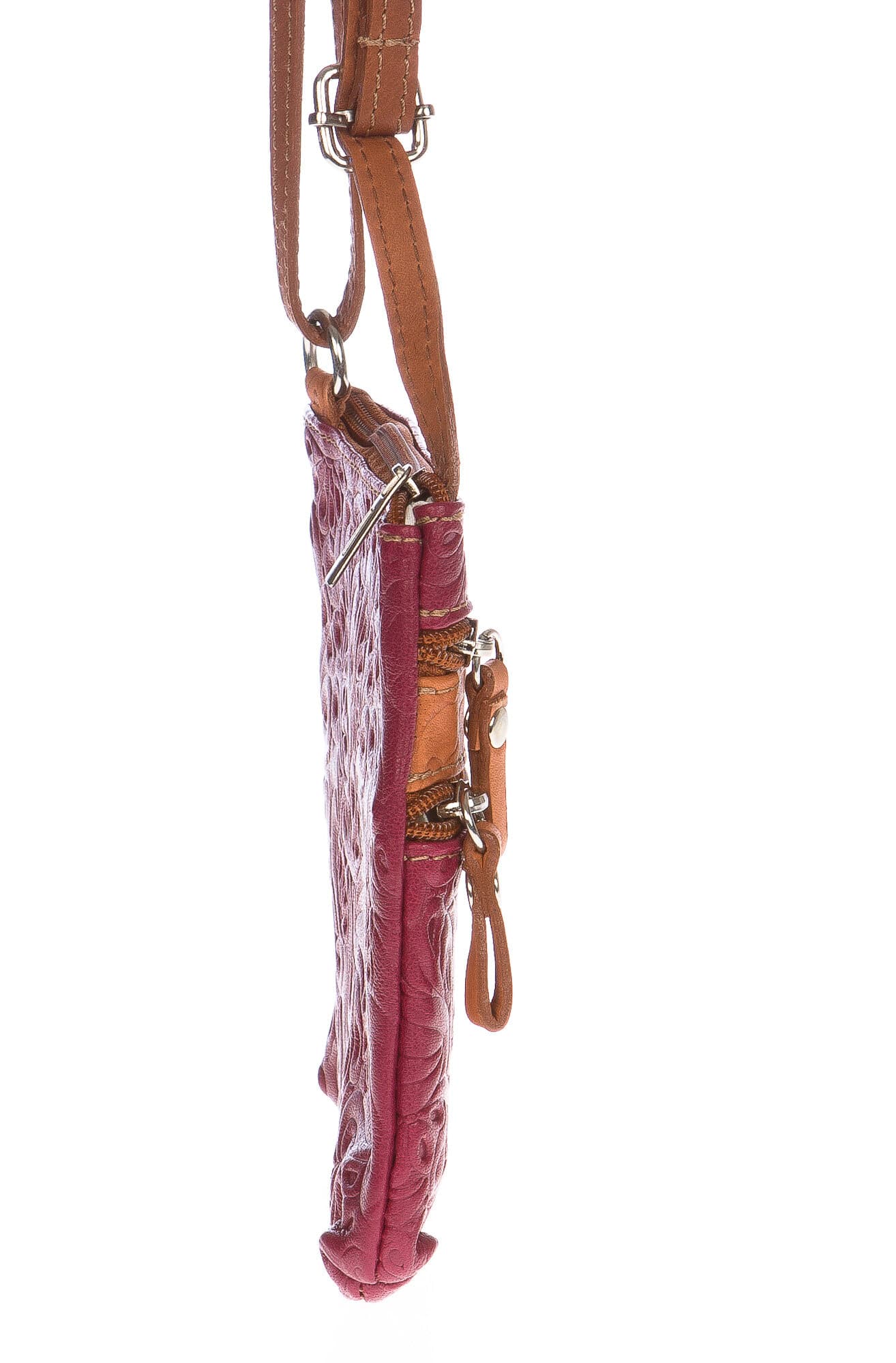 Borsa donna in vera pelle CHIARO SCURO mod. SABINA colore BEIGE Made in Italy