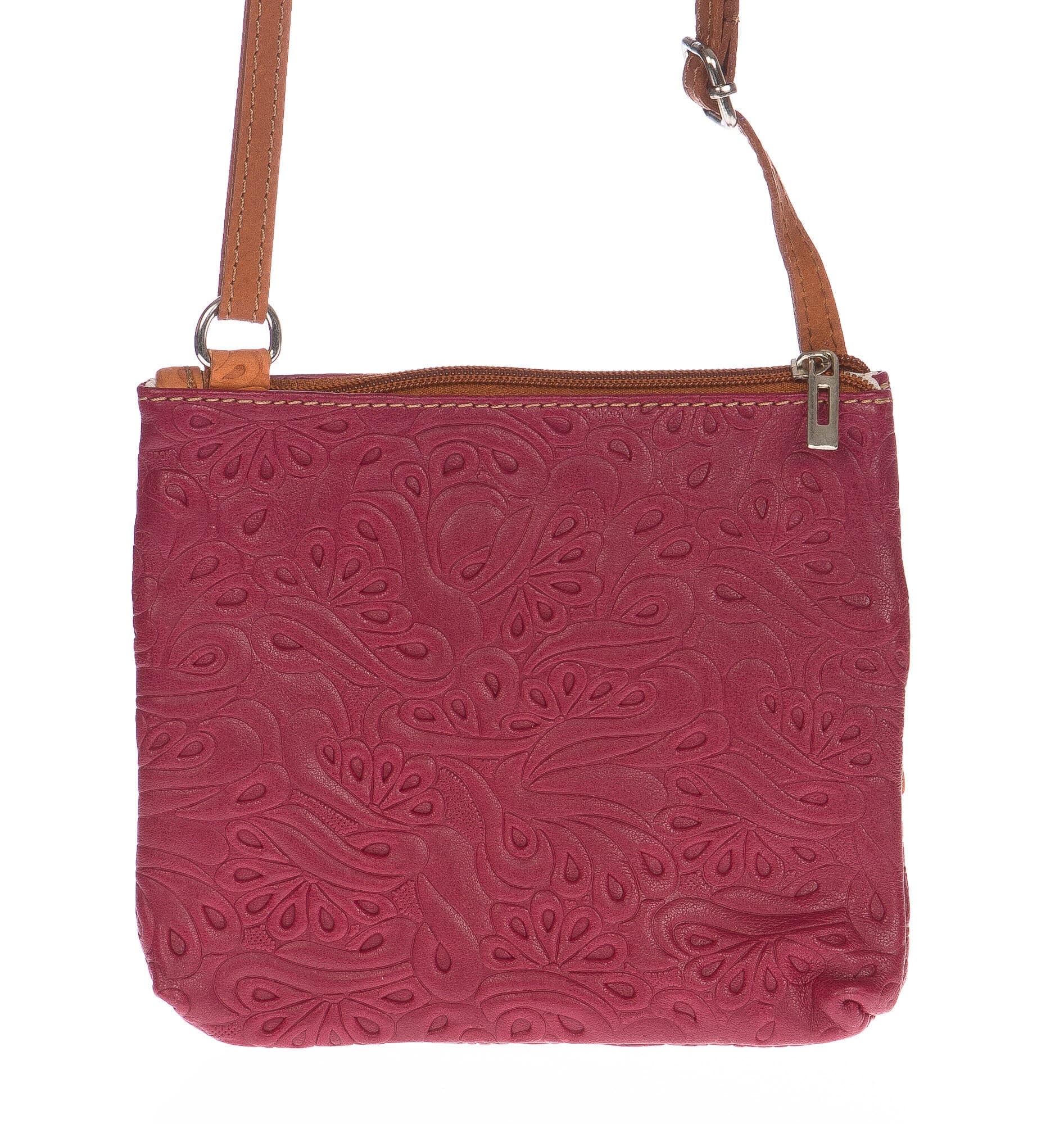 Borsa donna in vera pelle CHIARO SCURO mod. SABINA colore BEIGE Made in Italy