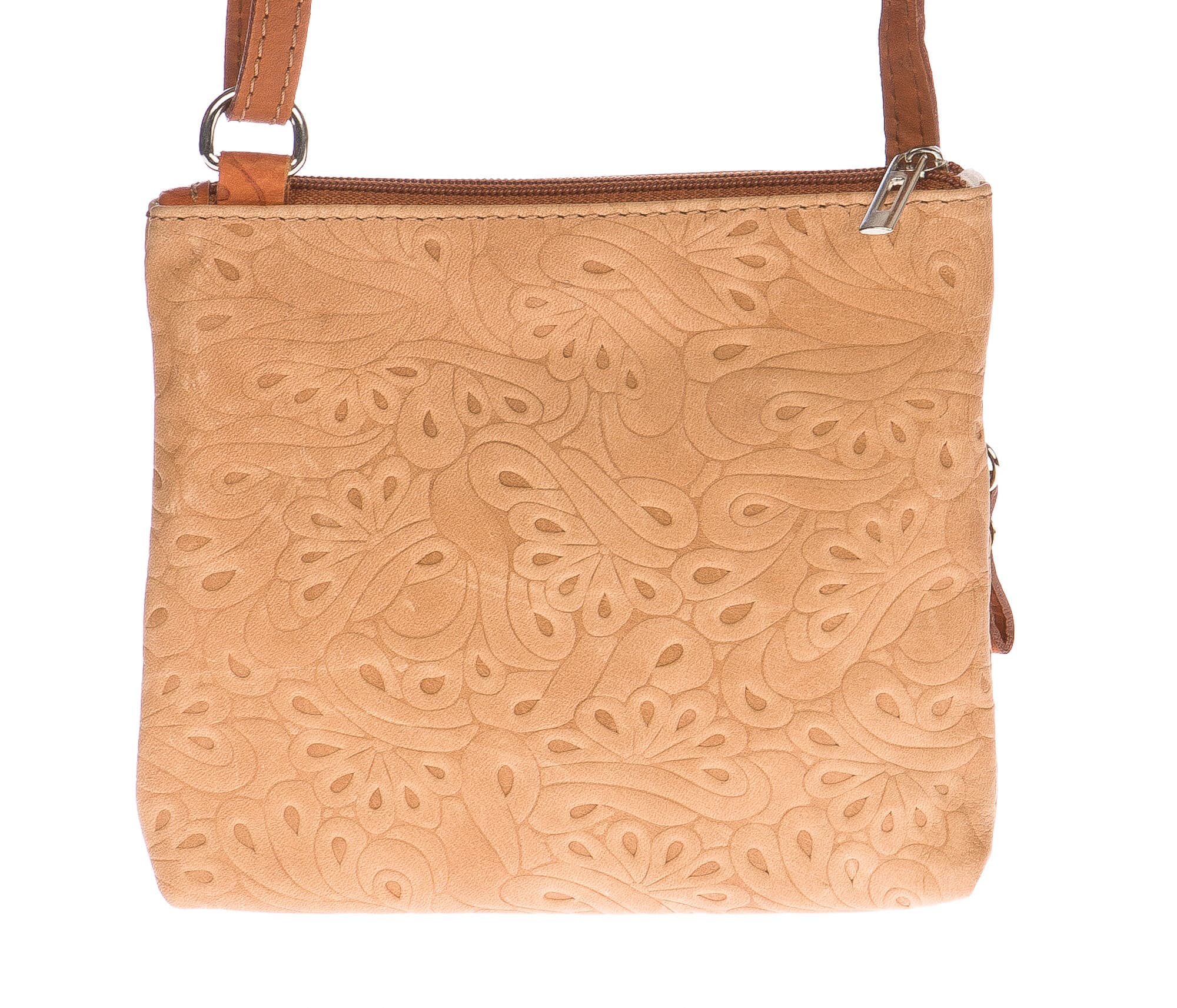 Borsa donna in vera pelle CHIARO SCURO mod. SABINA colore BEIGE Made in Italy