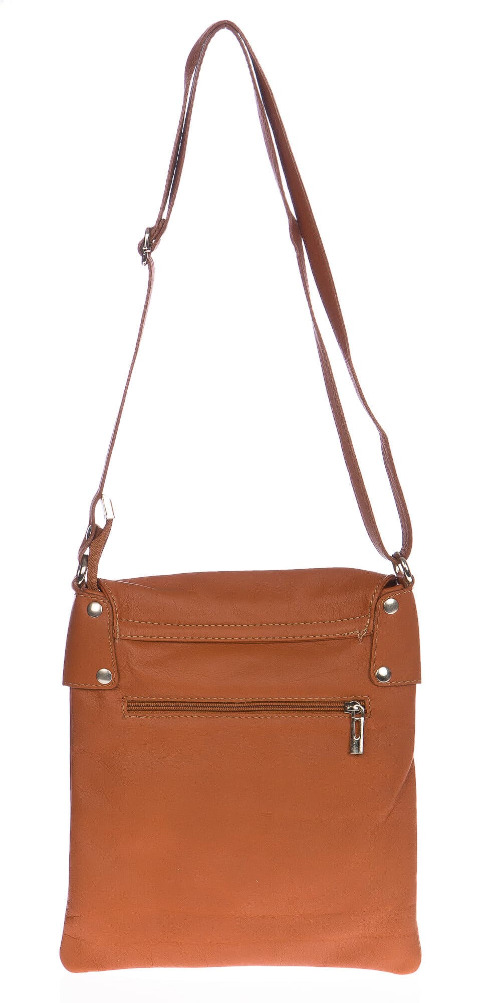 Borsa uomo / donna in vera pelle CHIARO SCURO mod. DANI colore MIELE Made in Italy