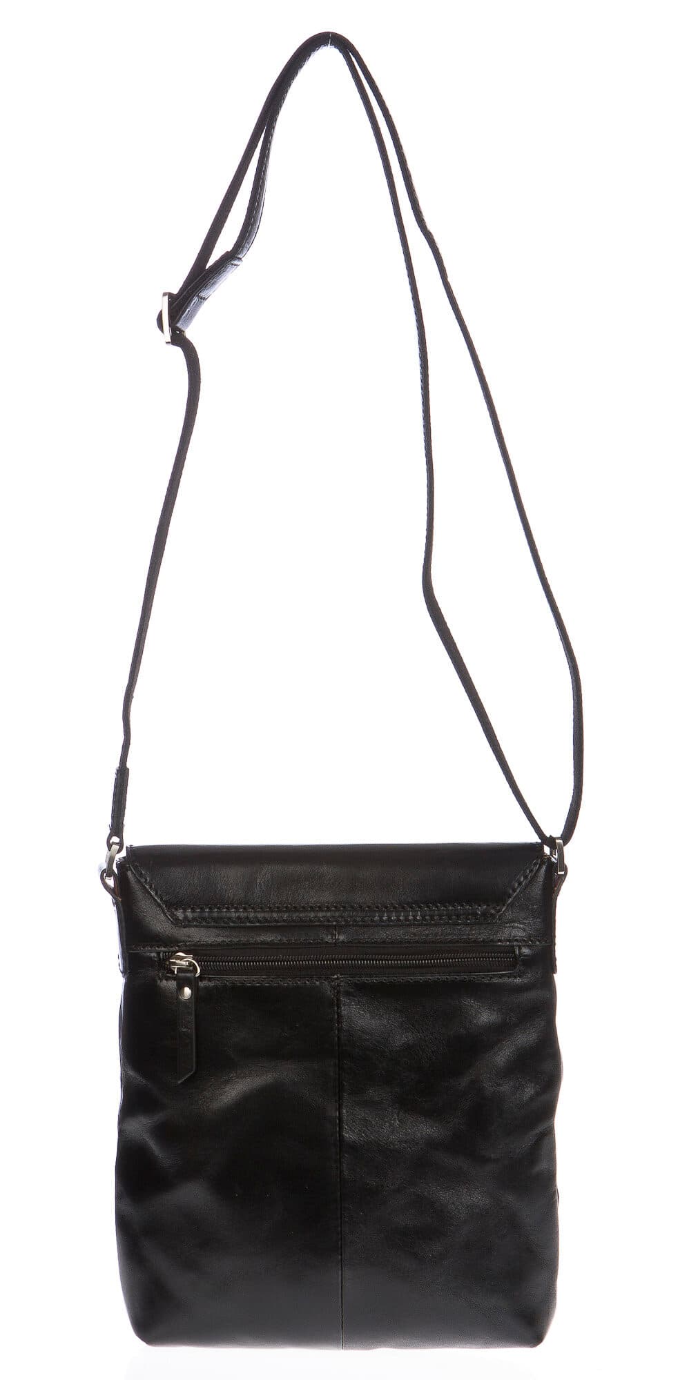 Borsa uomo in vera pelle CHIAROSCURO mod. EZIO colore NERO Made in Italy (Borsa)