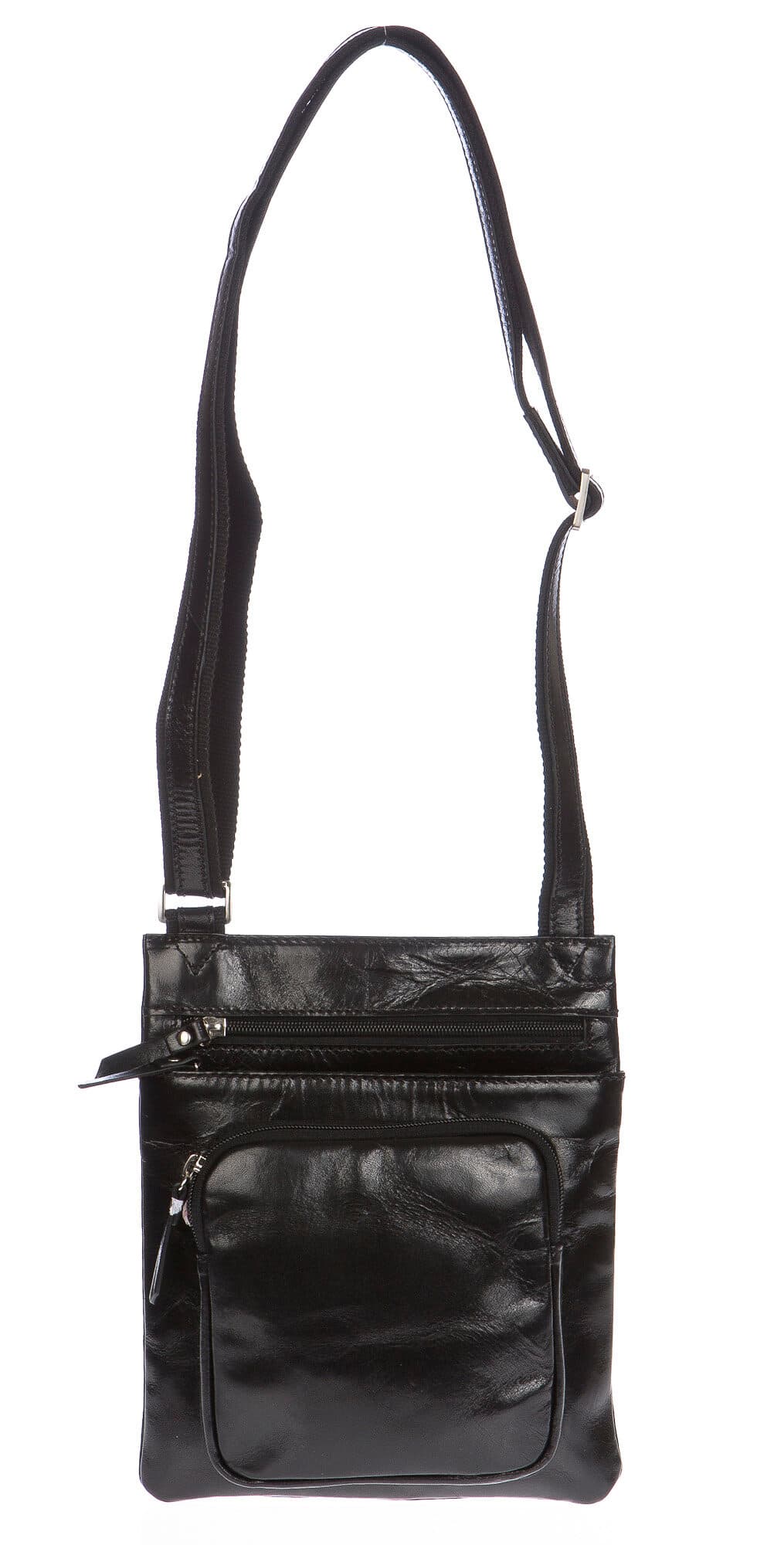 Borsa uomo in vera pelle CHIAROSCURO mod. DISMA colore NERO Made in Italy (Borsa)