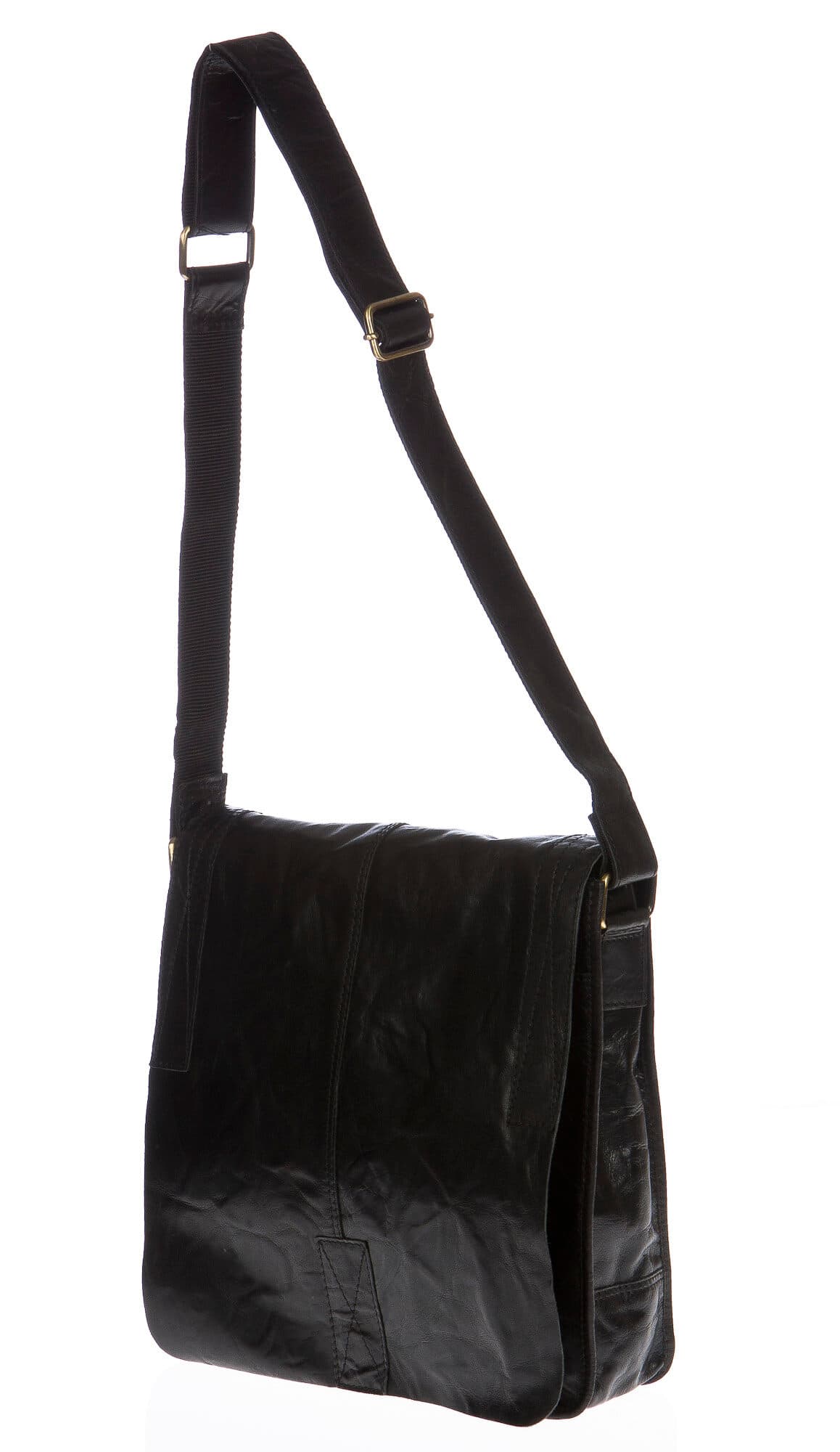 Borsa uomo in vera pelle CHIAROSCURO mod. DYLAN colore NERO Made in Italy (Borsa)