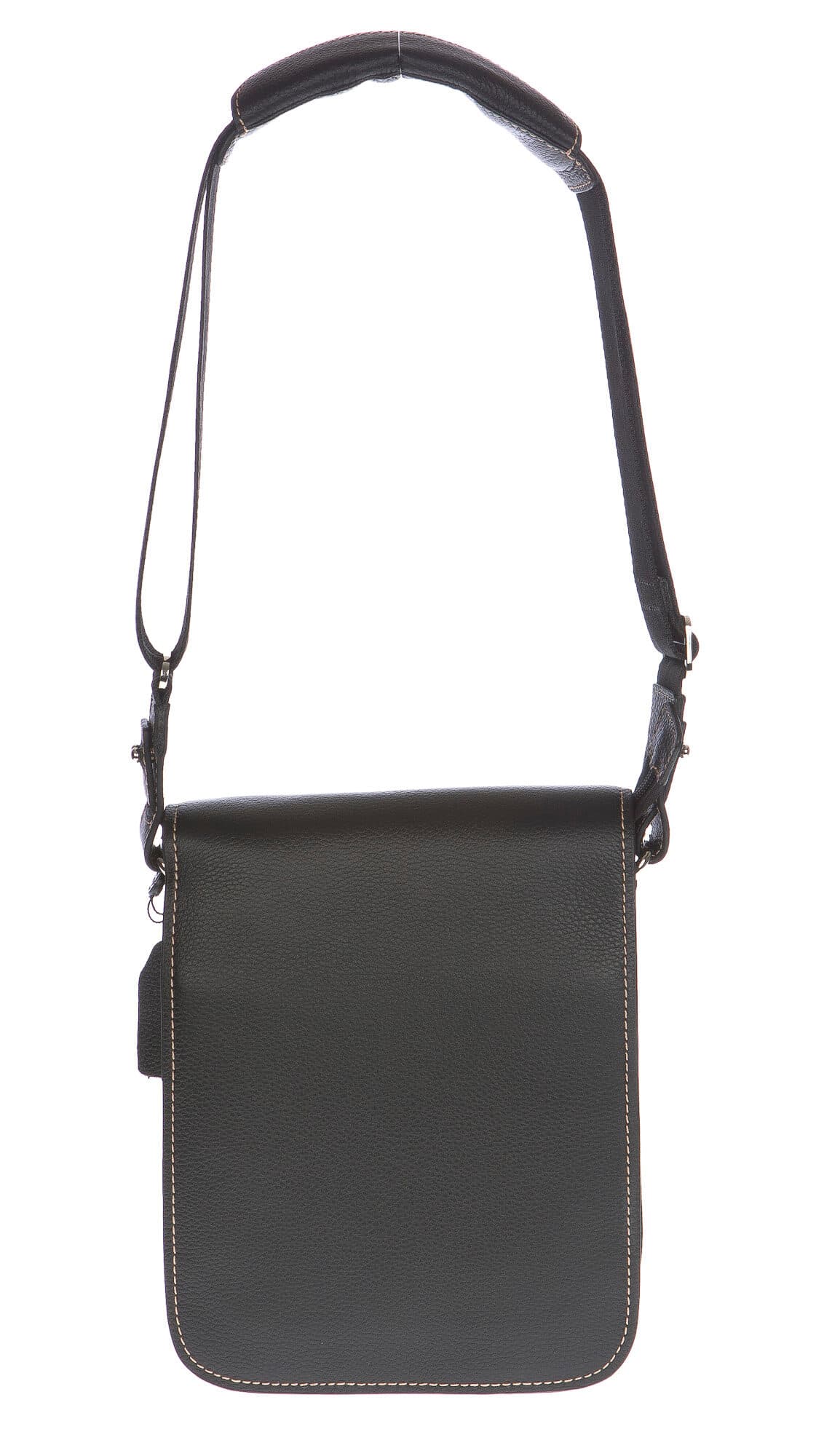 Borsa uomo in vera pelle CHIAROSCURO mod. FULVIO colore NERO Made in Italy