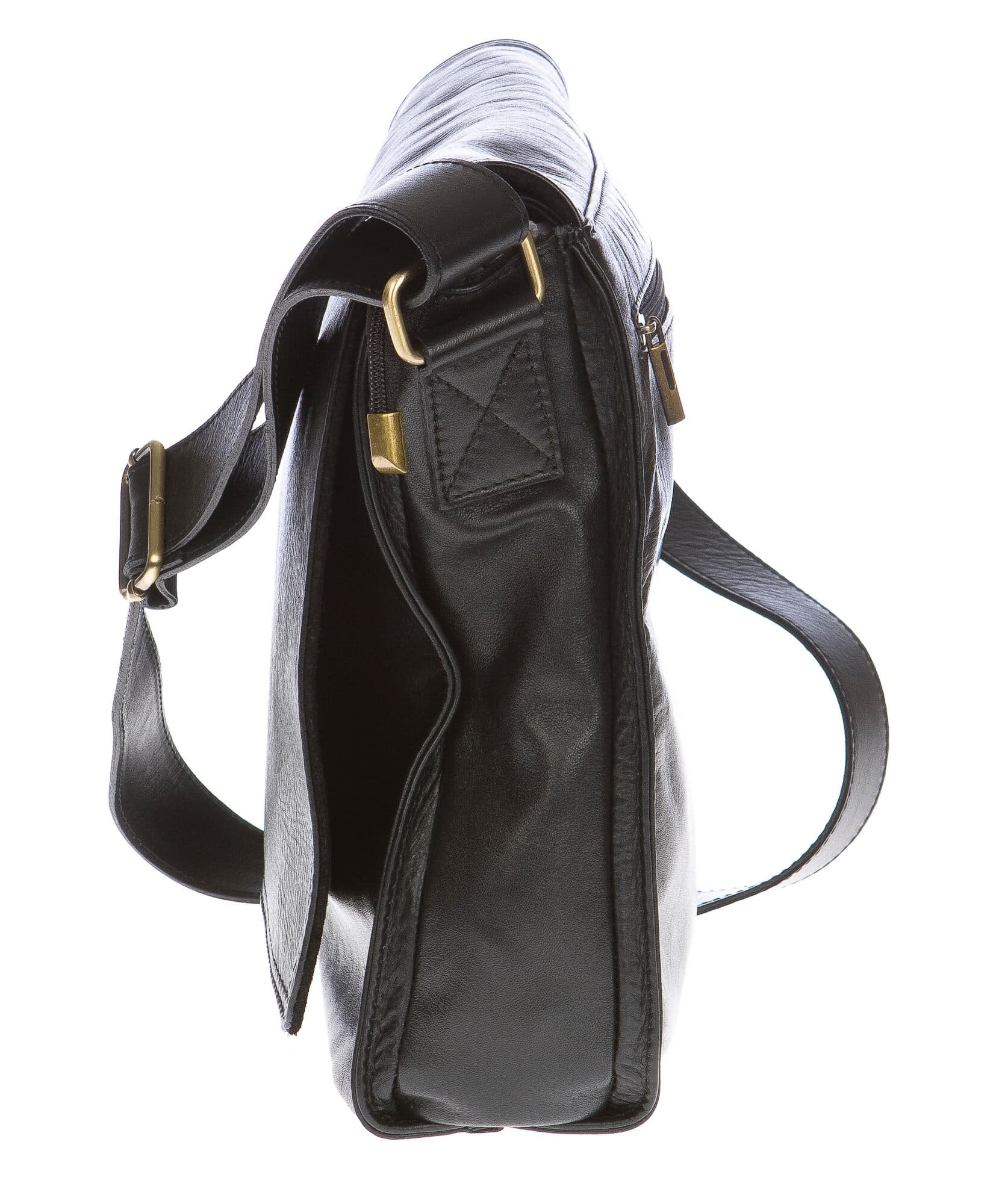 Borsa uomo in vera pelle CHIAROSCURO mod. HENRY colore NERO Made in Italy