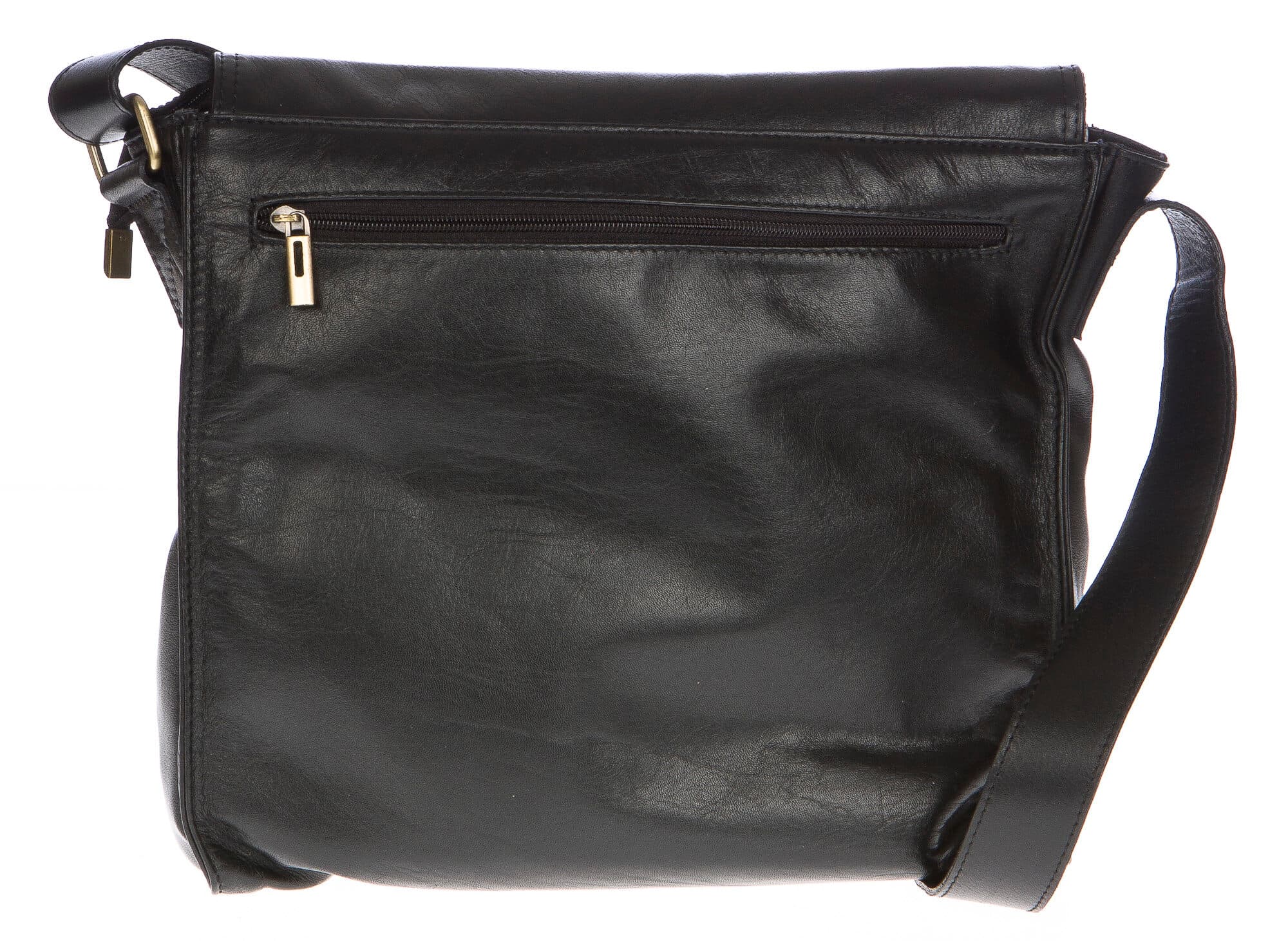 Borsa uomo in vera pelle CHIAROSCURO mod. HENRY colore NERO Made in Italy