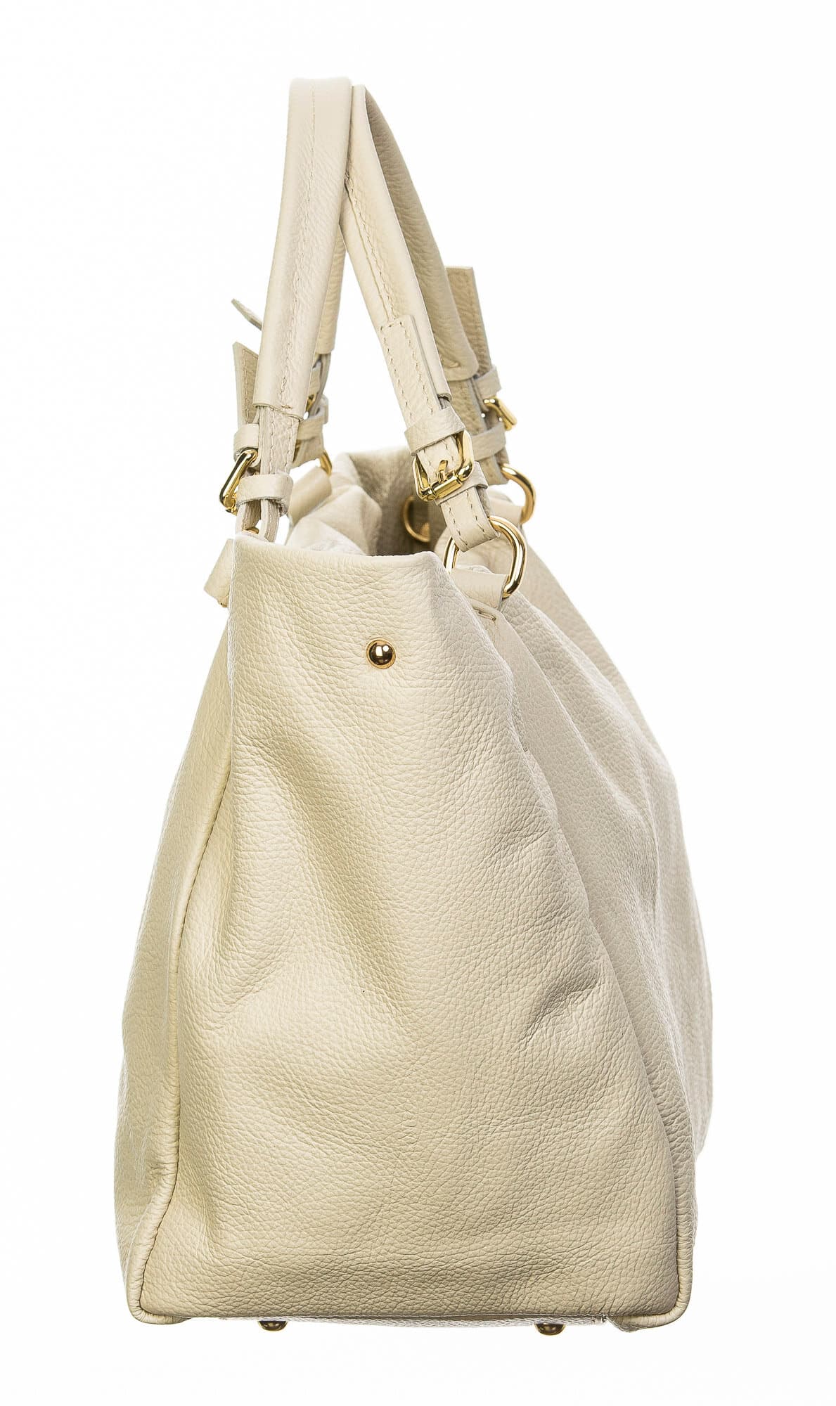 Borsa donna in vera pelle, CHIAROSCURO, mod ELODY colore beige, Made in Italy.