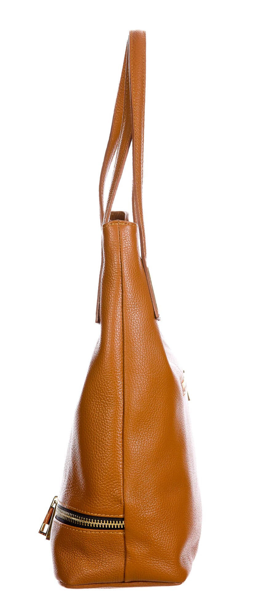 LUISA : borsa donna a spalla, pelle morbida, colore : MARRONE, Made in Italy