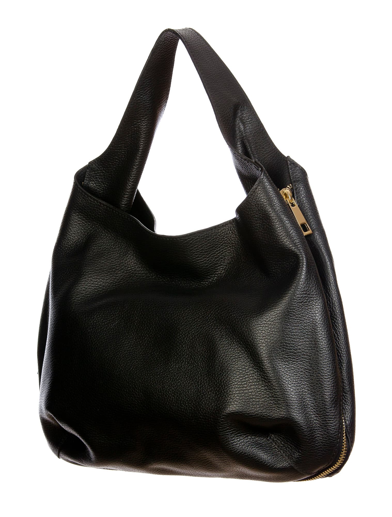DAISY : borsa donna a spalla, pelle morbida, colore: NERO, Made in Italy. (Borsa)
