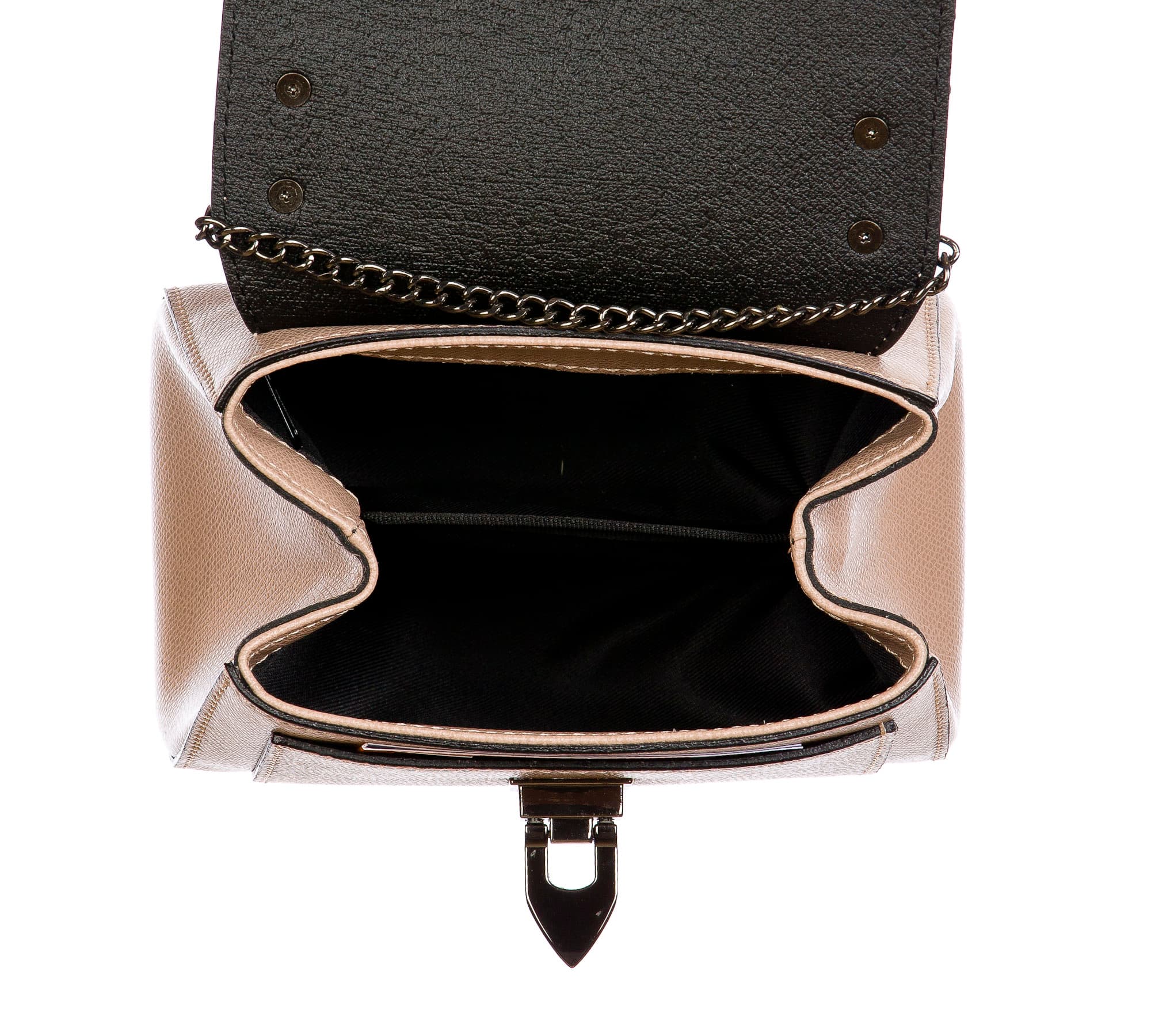 AGNES : borsa donna mini, pelle saffiano, colore : ROSA, Made in Italy