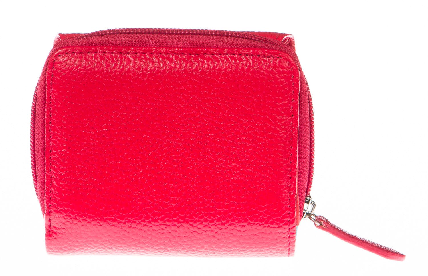 Portafoglio donna in vera pelle tradizionale SANTINI mod BEGONIA colore ROSSO Made in Italy. (Portafoglio