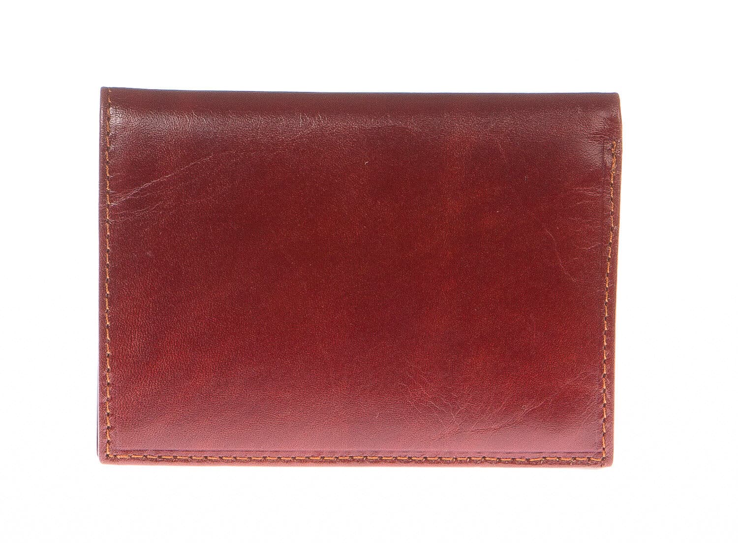 Porta tessere - carte di credito uomo / donna in vera pelle tradizionale SANTINI, mod SVEZIA, colore MARRONE, Made in Italy.