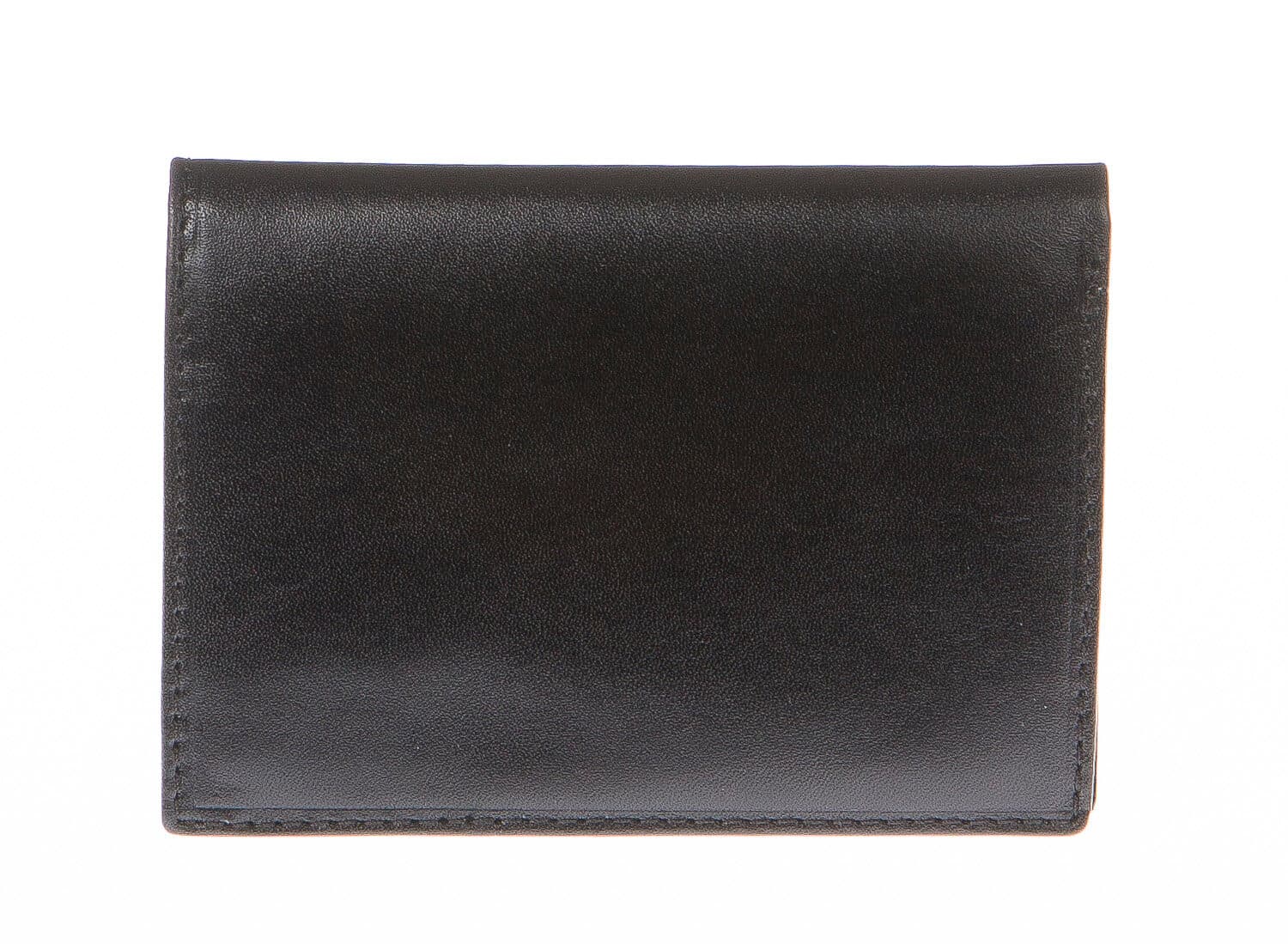 Porta tessere - carte di credito uomo / donna in vera pelle tradizionale SANTINI, mod SVEZIA, colore NERO, Made in Italy.