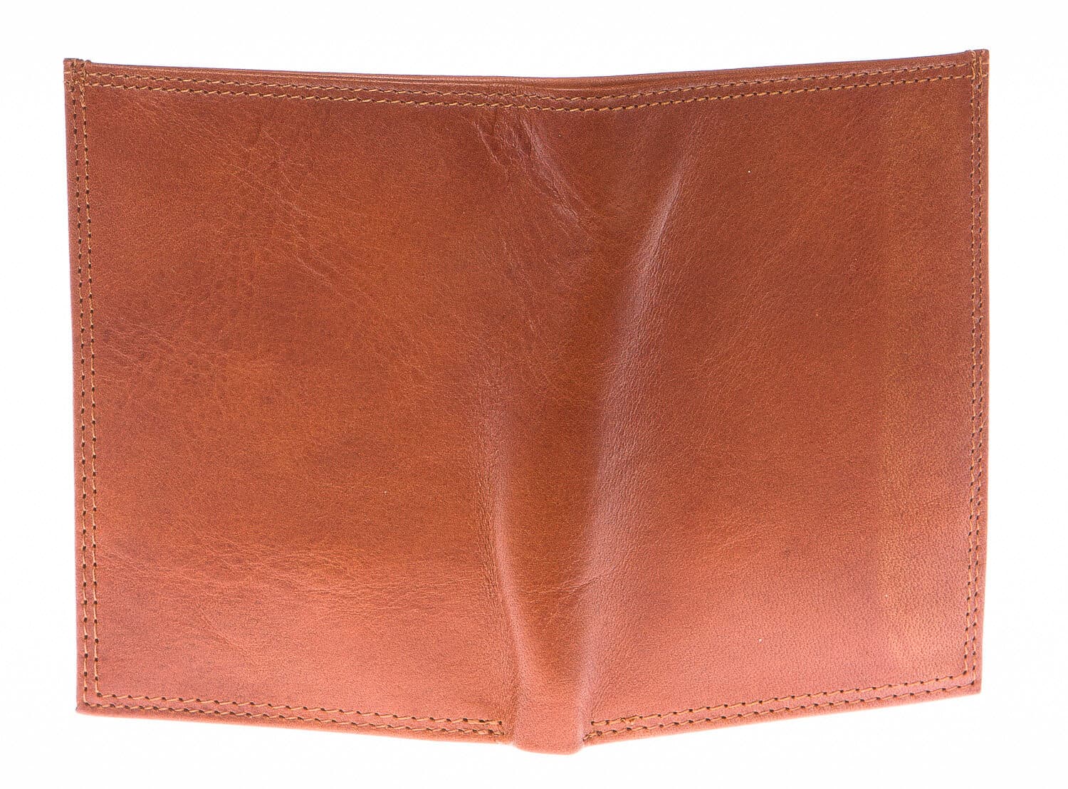 Mens wallet in genuine traditional leather SANTINI, mod ECUADOR, color BROWN, Made in Italy.