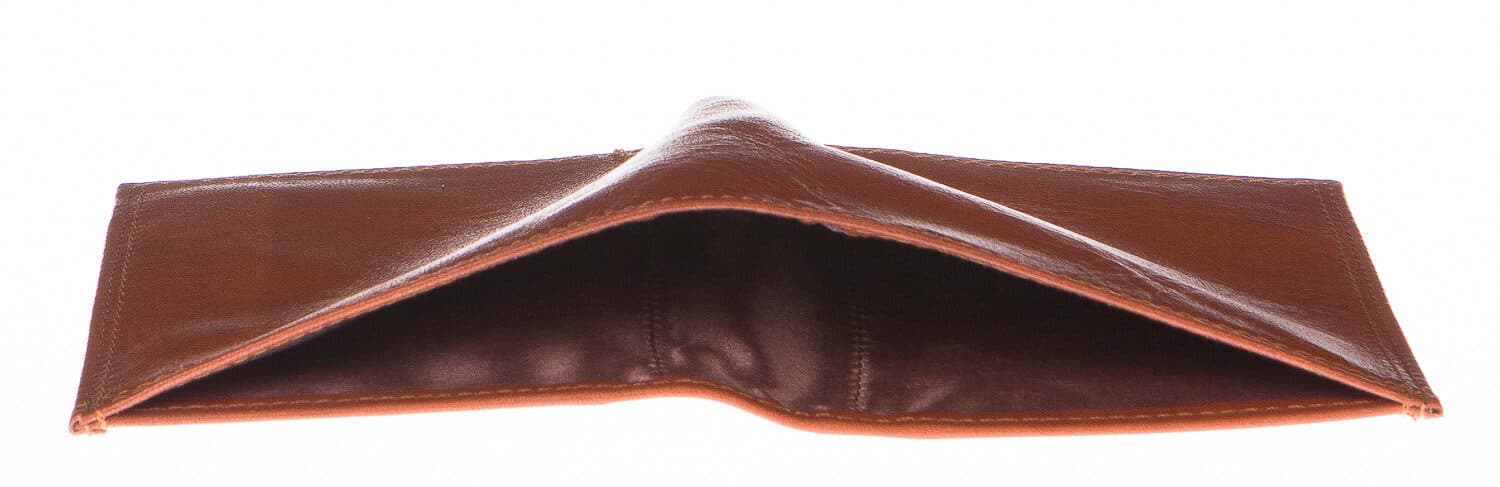 Portafoglio uomo in vera pelle tradizionale SANTINI, mod ECUADOR, colore MARRONE, Made in Italy.