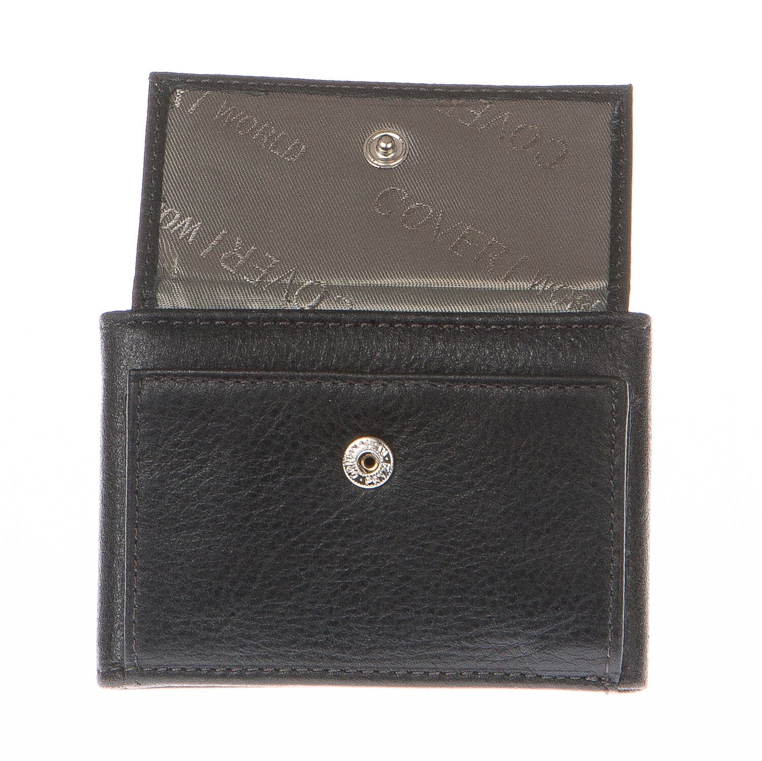 Portafoglio uomo in vera pelle sauvage COVERI, mod ARMENIA, colore NERO Made in Italy.