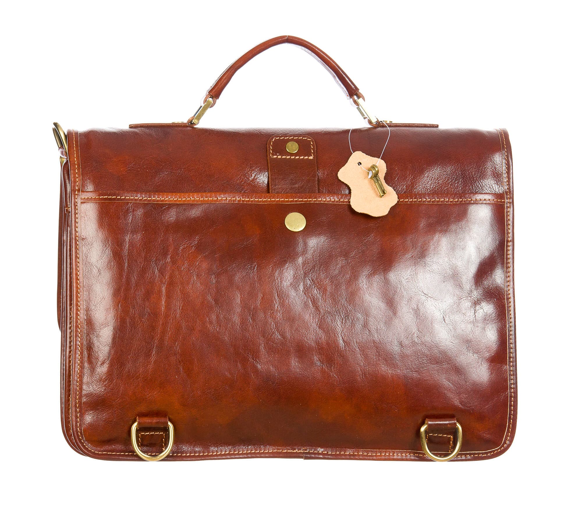 ERNESTO: cartella /borsa ufficio uomo, in cuoio, colore: TESTAMORO, Made in Italy