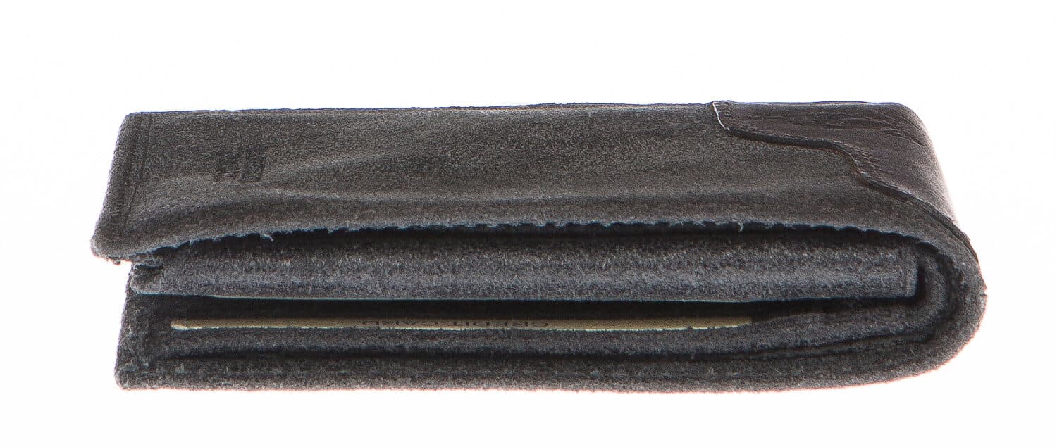 Portafoglio uomo in vera pelle nubuck HARVEY MILLER, mod GIAMAICA, colore GRIGIO Made in Italy.