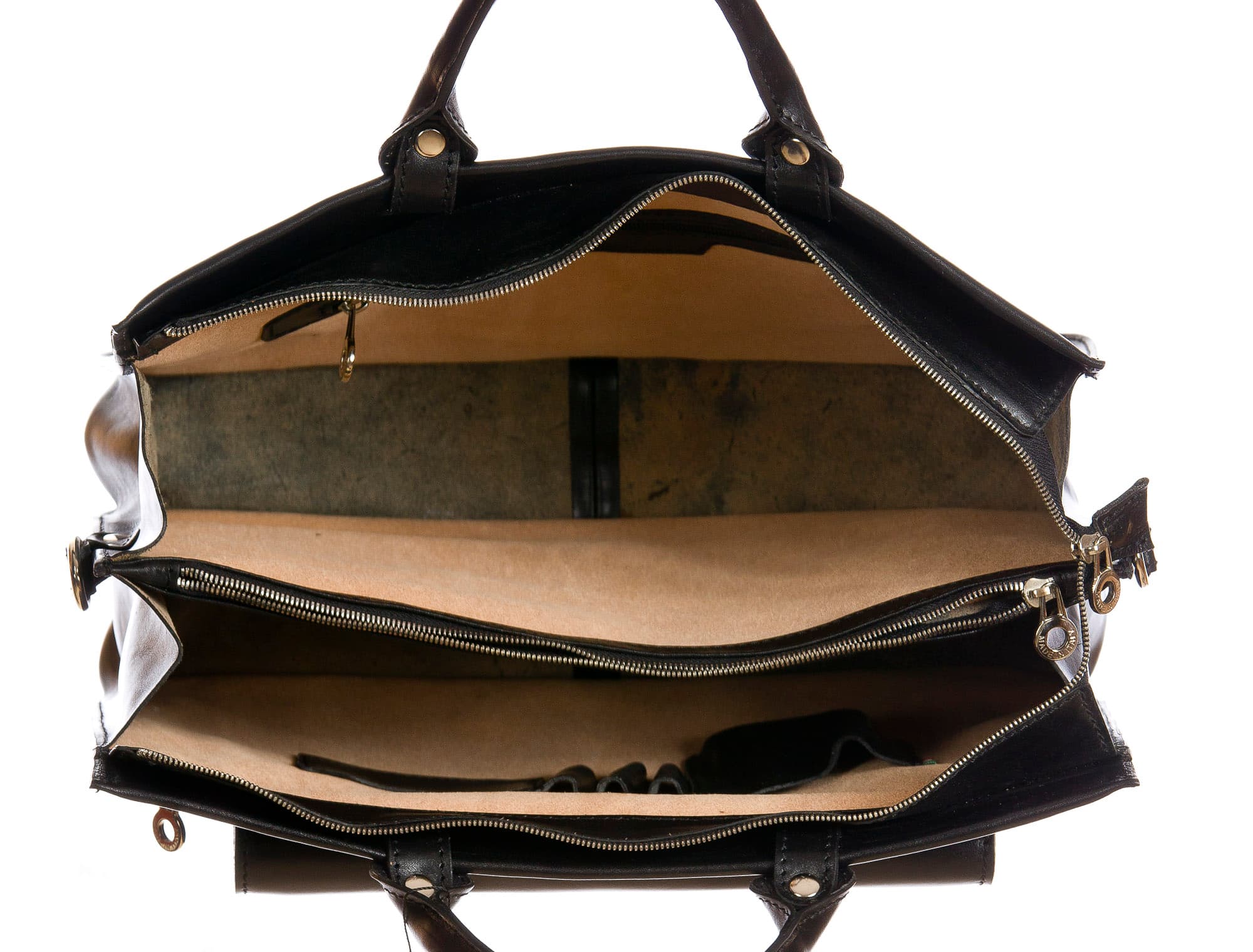 EMIDIO : cartella ufficio / borsa lavoro, uomo / donna, in cuoio, colore : NERO, Made in Italy (Borsa)
