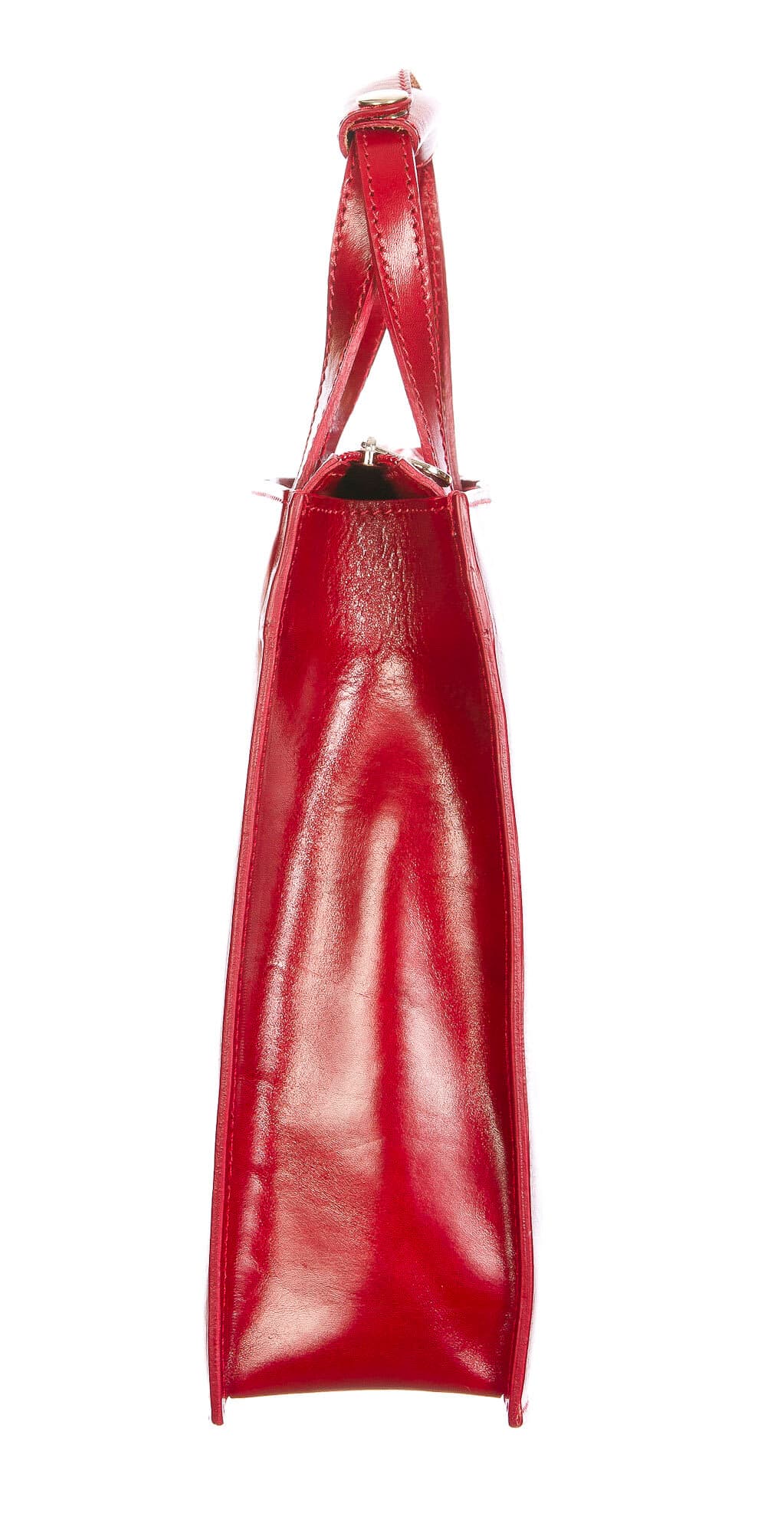 ERMETE : cartella ufficio / borsa lavoro, uomo - donna, in cuoio, colore : ROSSO, Made in Italy (Borsa)
